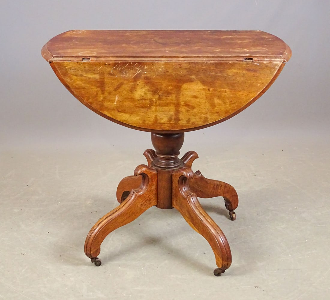 19th c. Victorian Dropleaf Table - 5