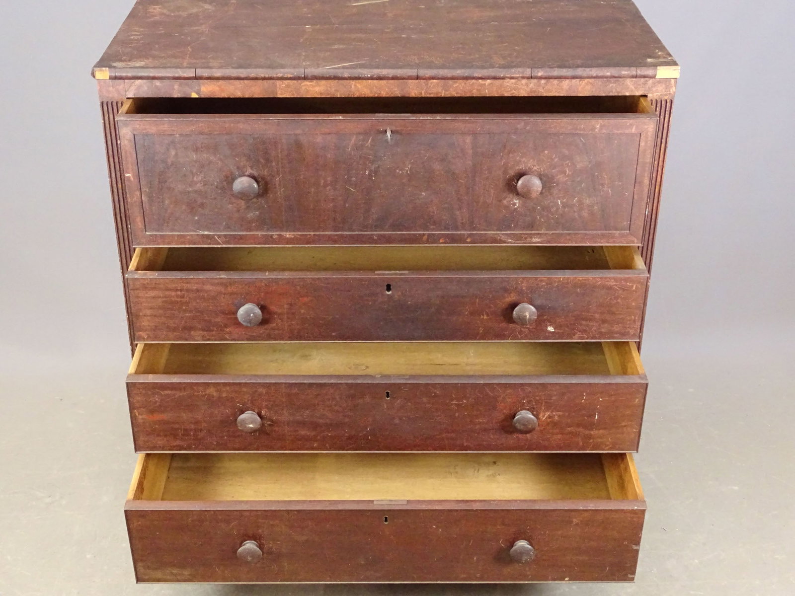 19th c. Sheraton Bureau - 2