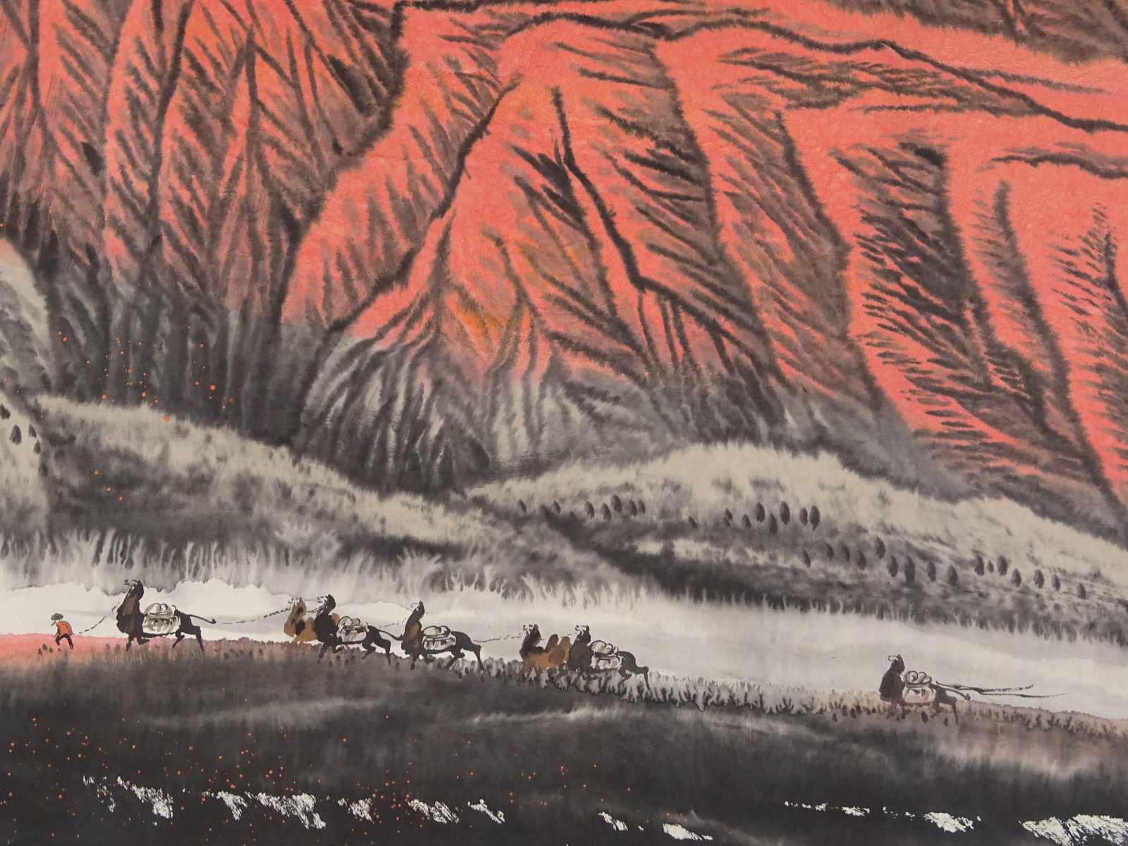 Unframed Asian Artwork - 2