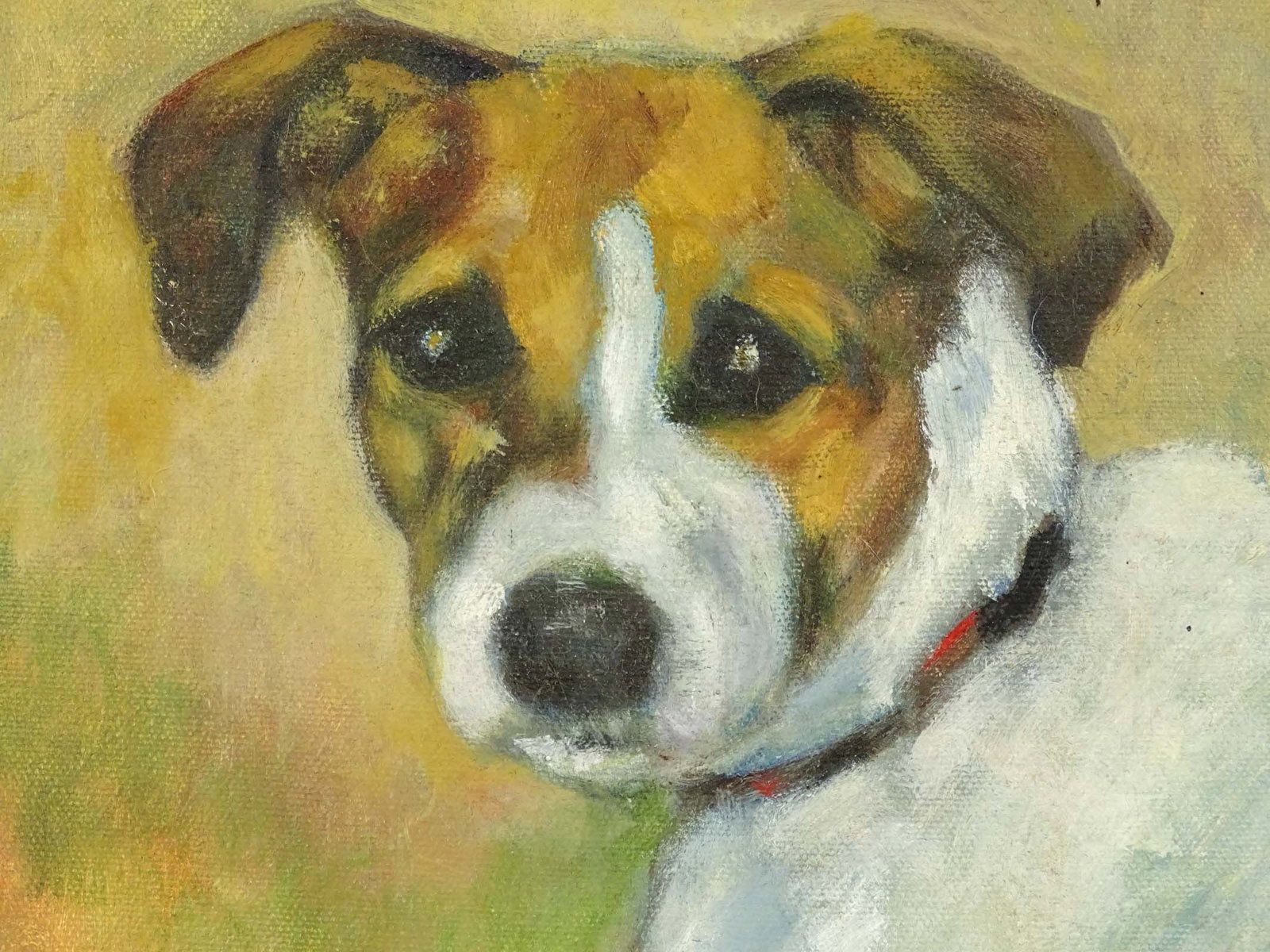 Two Original Dog Paintings - 4