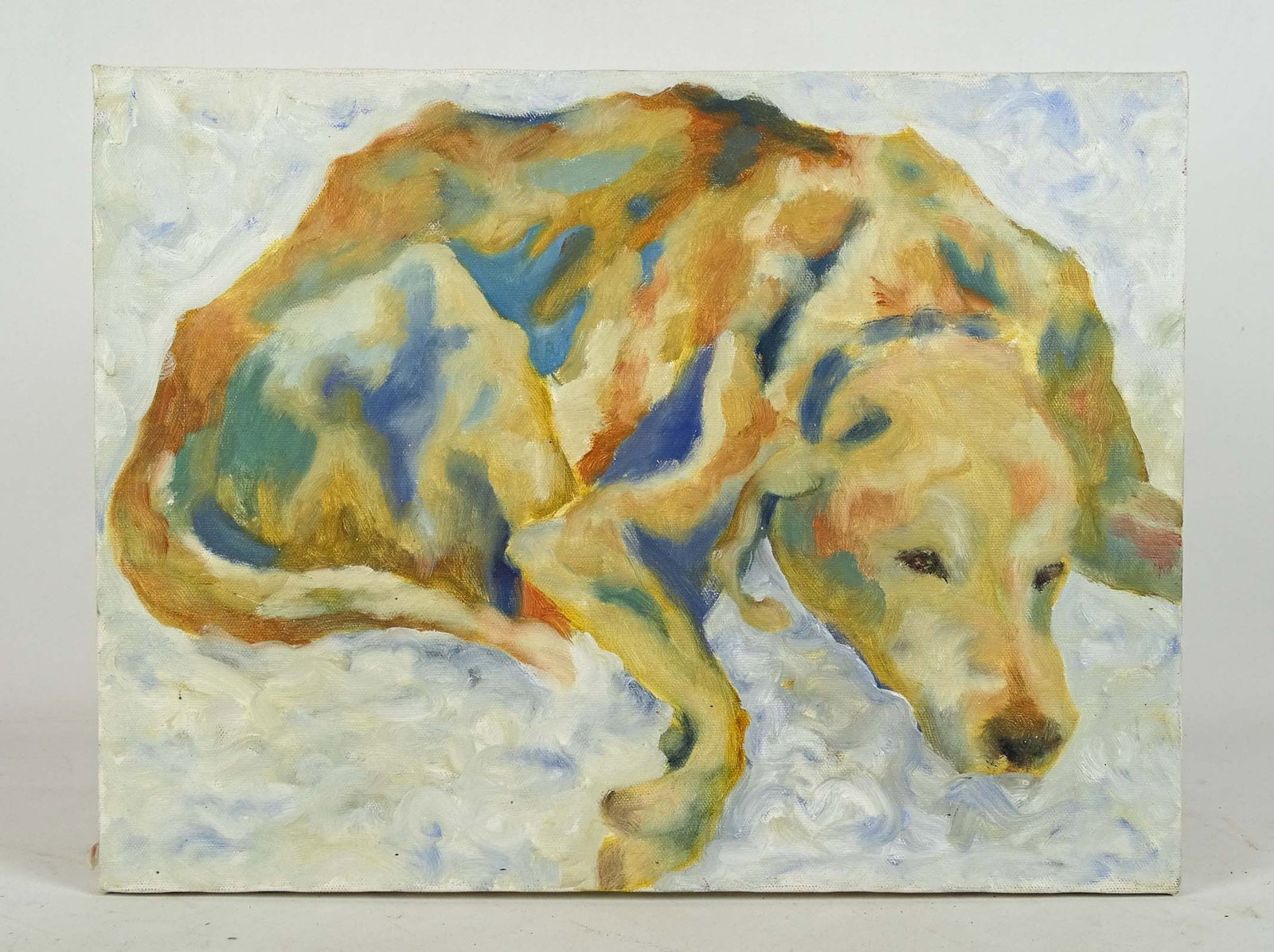 Two Original Dog Paintings - 7
