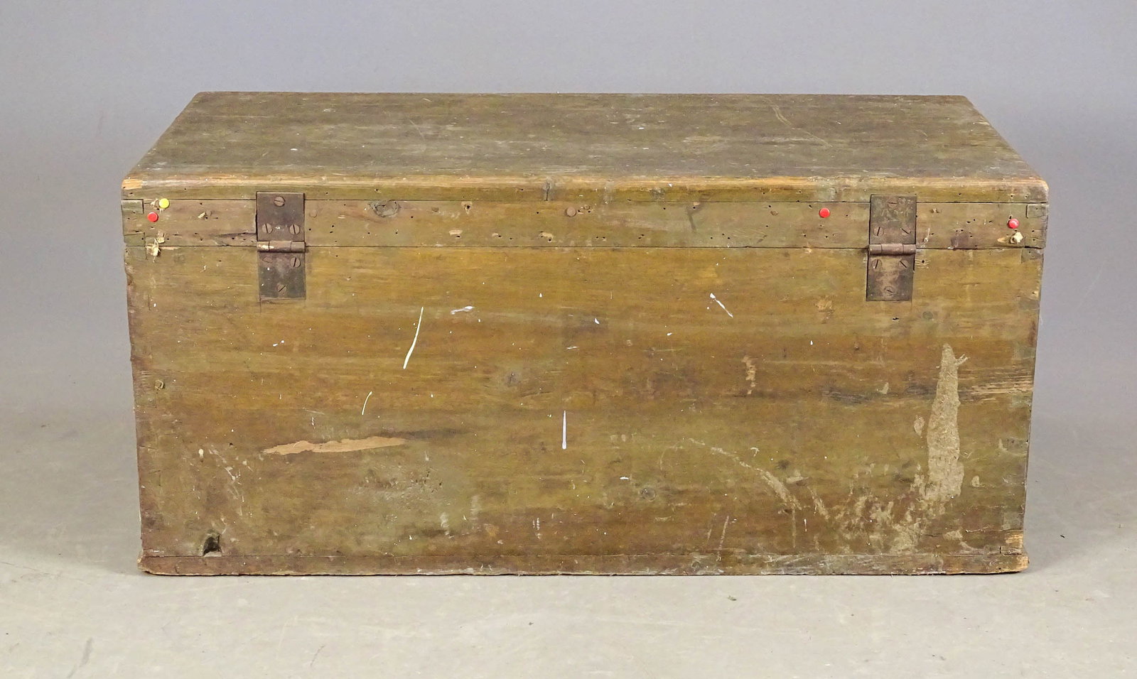 19th c. Painted Trunk - 4
