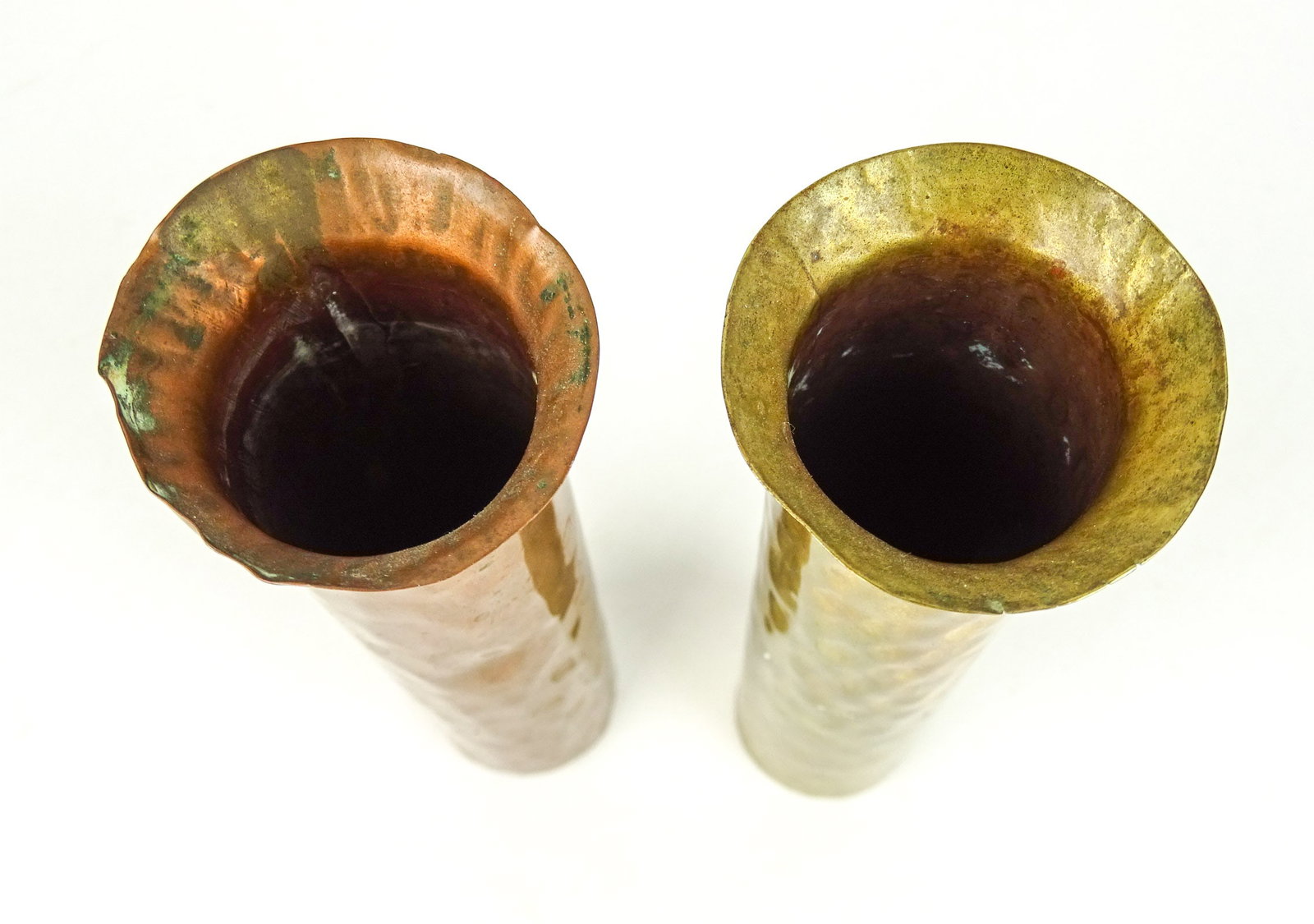 WWI Shell Art Vases - 2