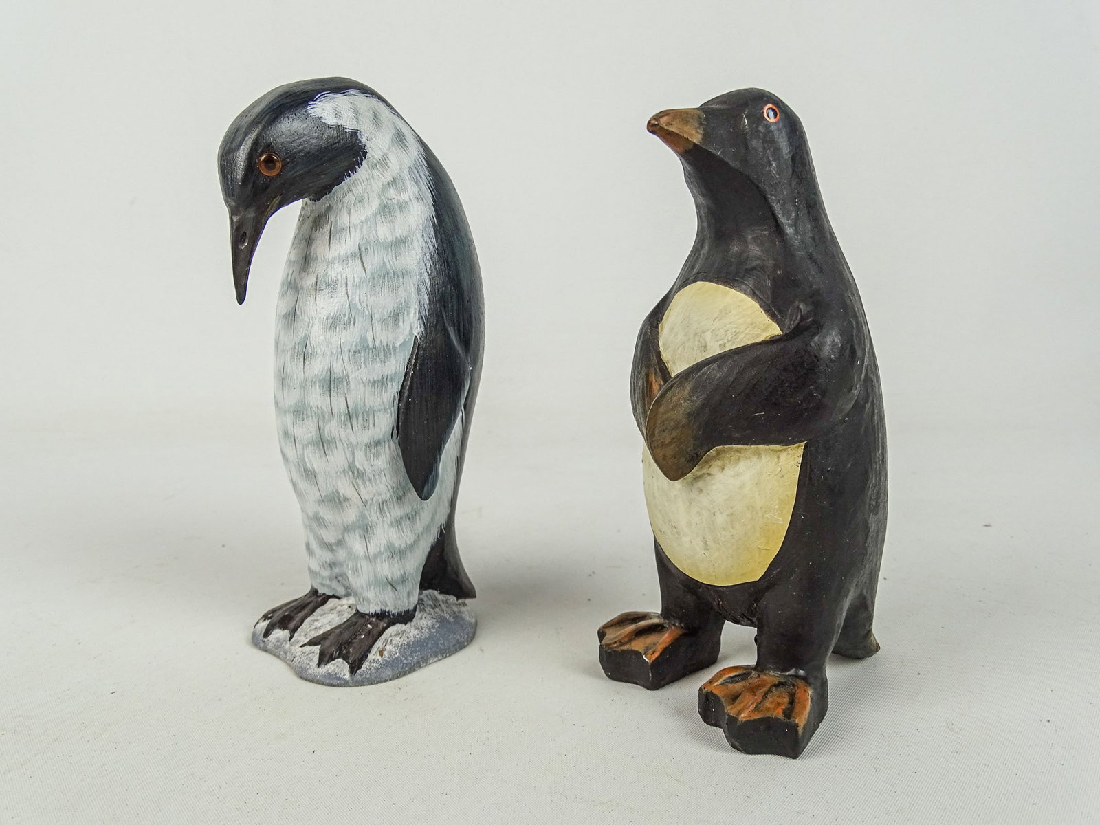 Two Folk Art Penguins - 2