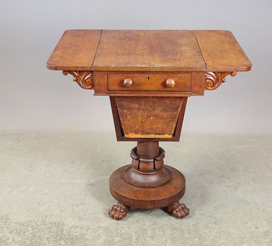 19th c. Classical Sewing Stand - 2