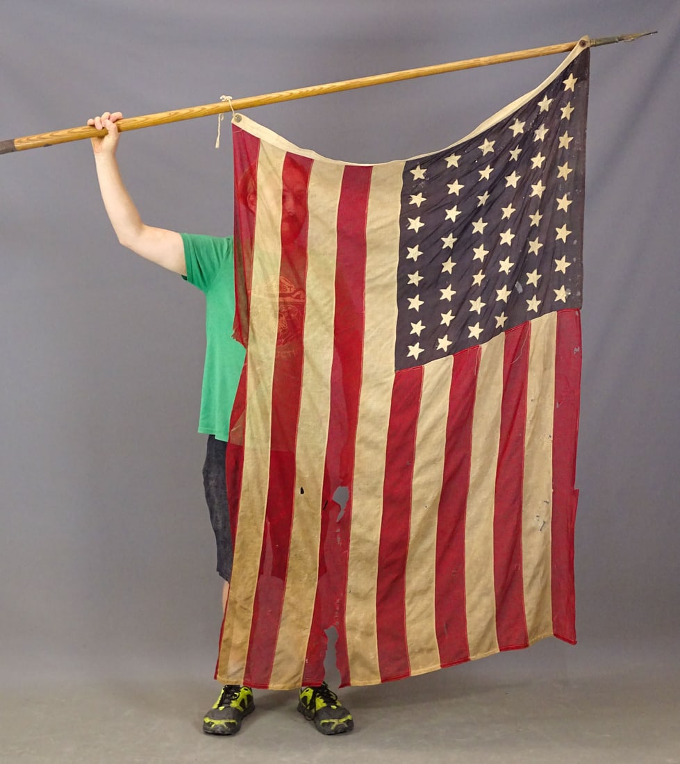 American Flag with Pole - 2