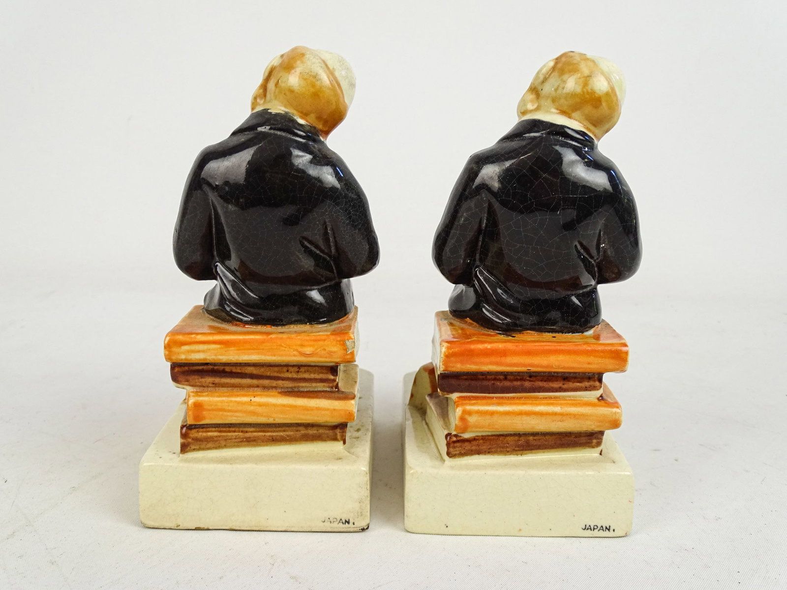 Pair Ceramic Bookends - 2