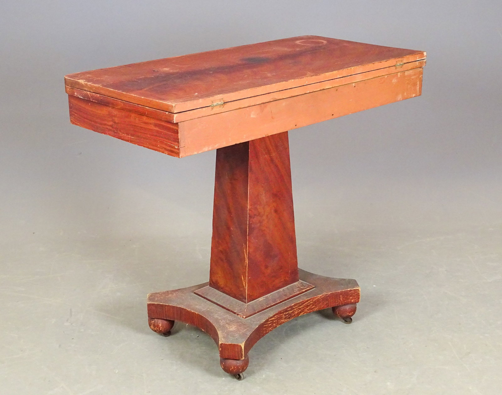19th c. Empire Card Table - 5