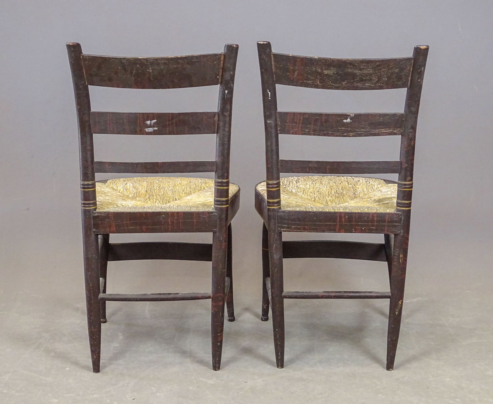 Pair 19th c. Chairs - 3
