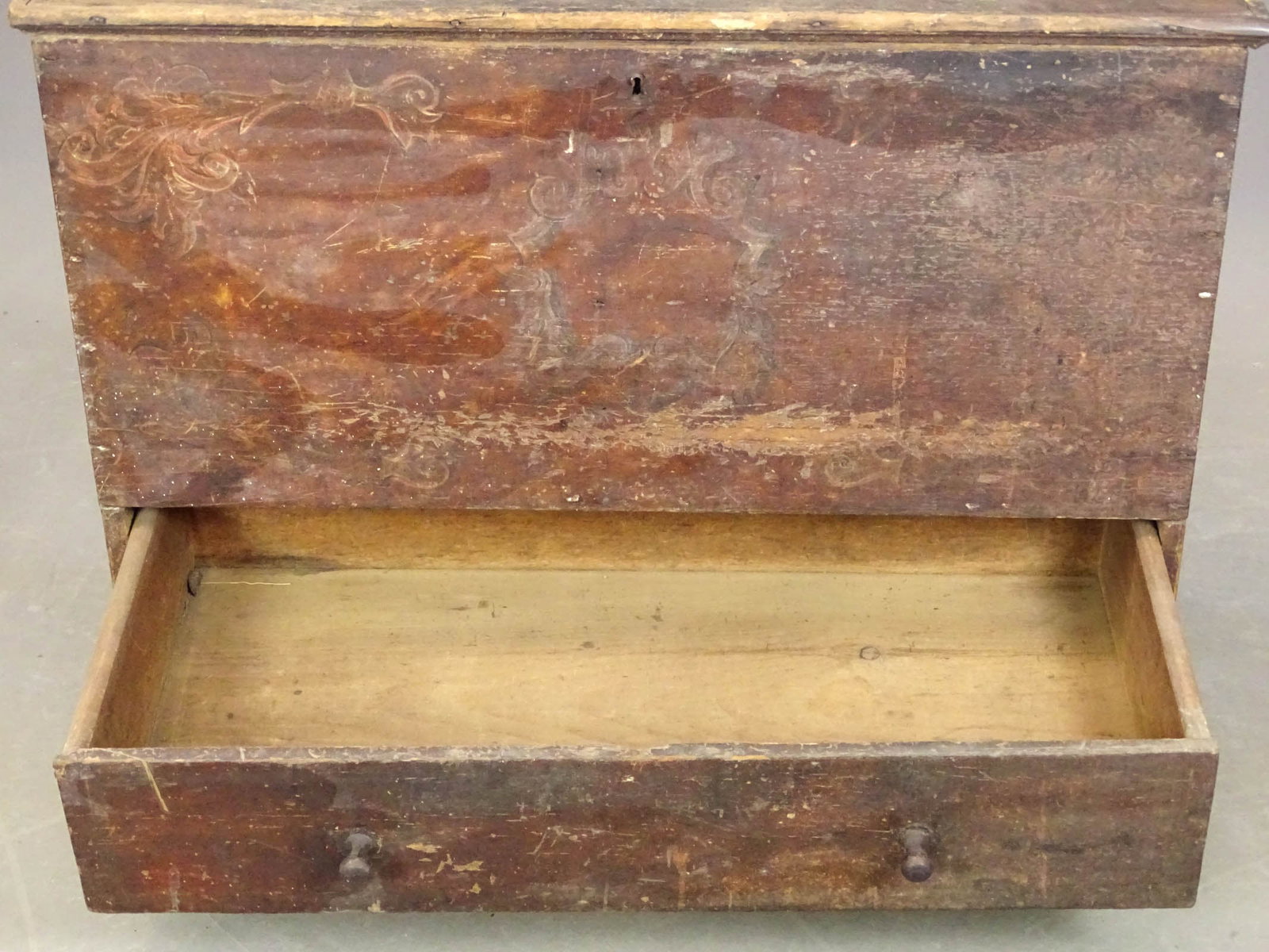 19th c. Blanket Chest - 5