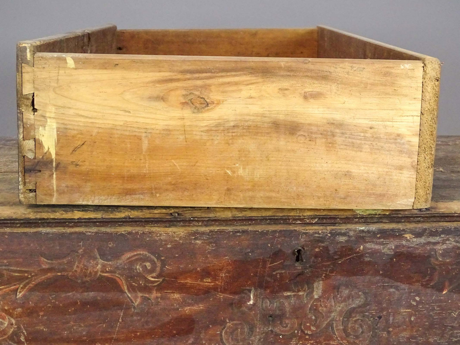 19th c. Blanket Chest - 6