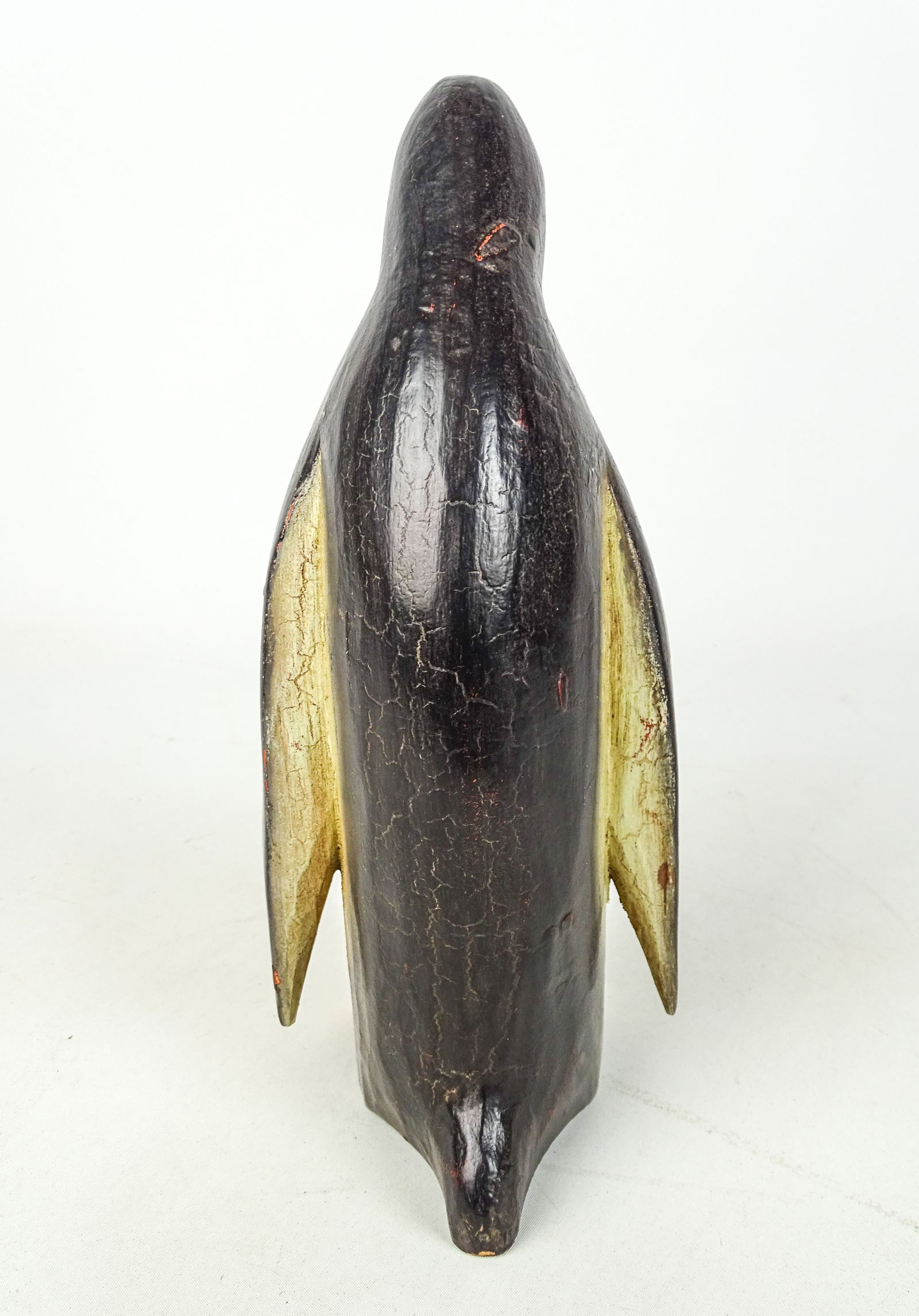 Folk Art Carved Penuin - 3