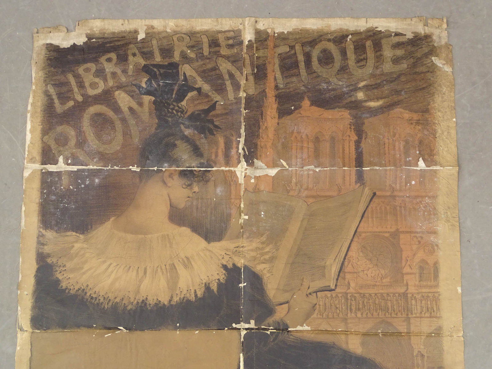Early Poster "Librairie Romantique...." - 2