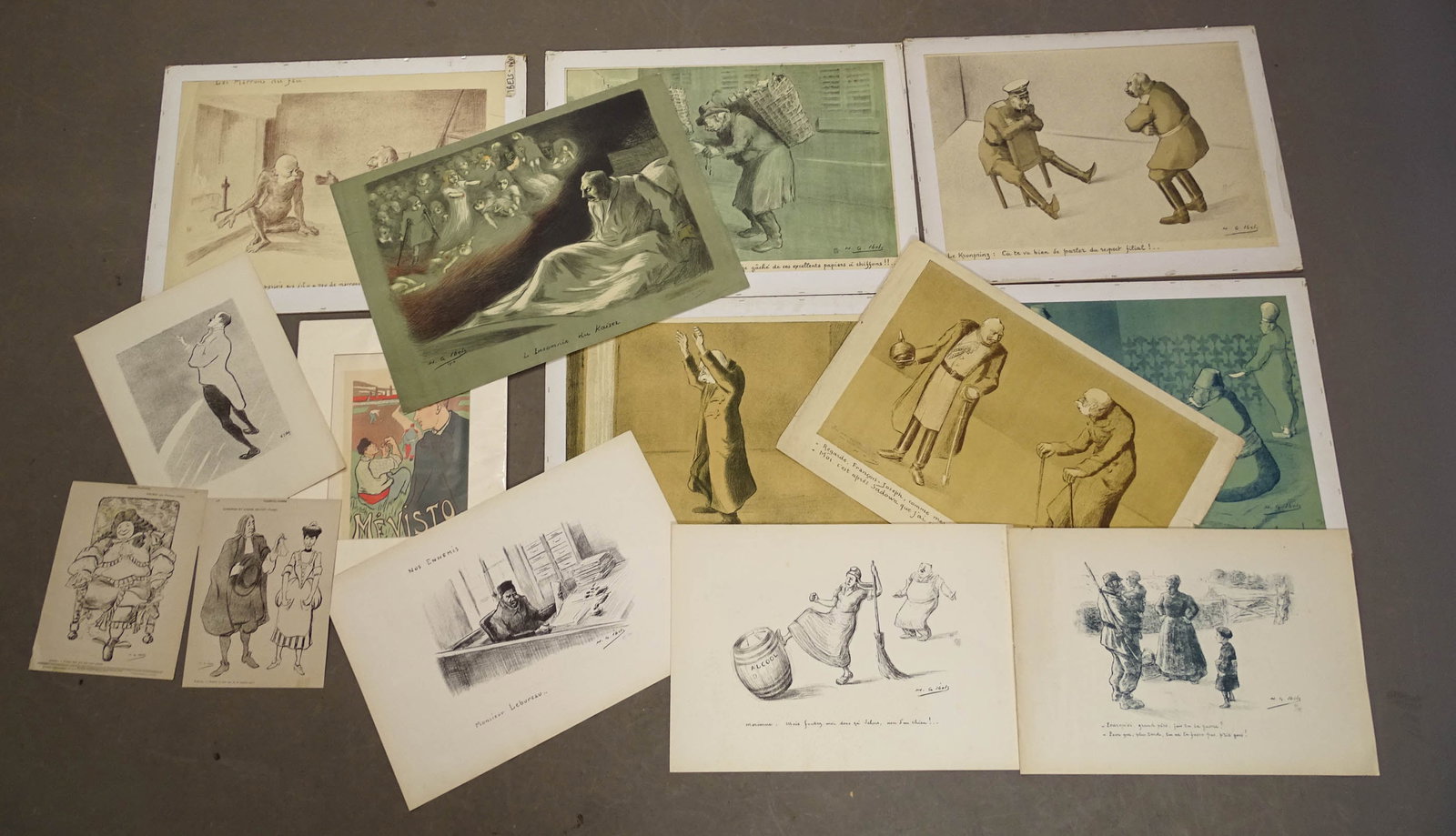 H.G. Ibels Portfolio: Portfolio of H.G. Ibels (1867-1936), illustrations. Largest 19 1/4" x 26".