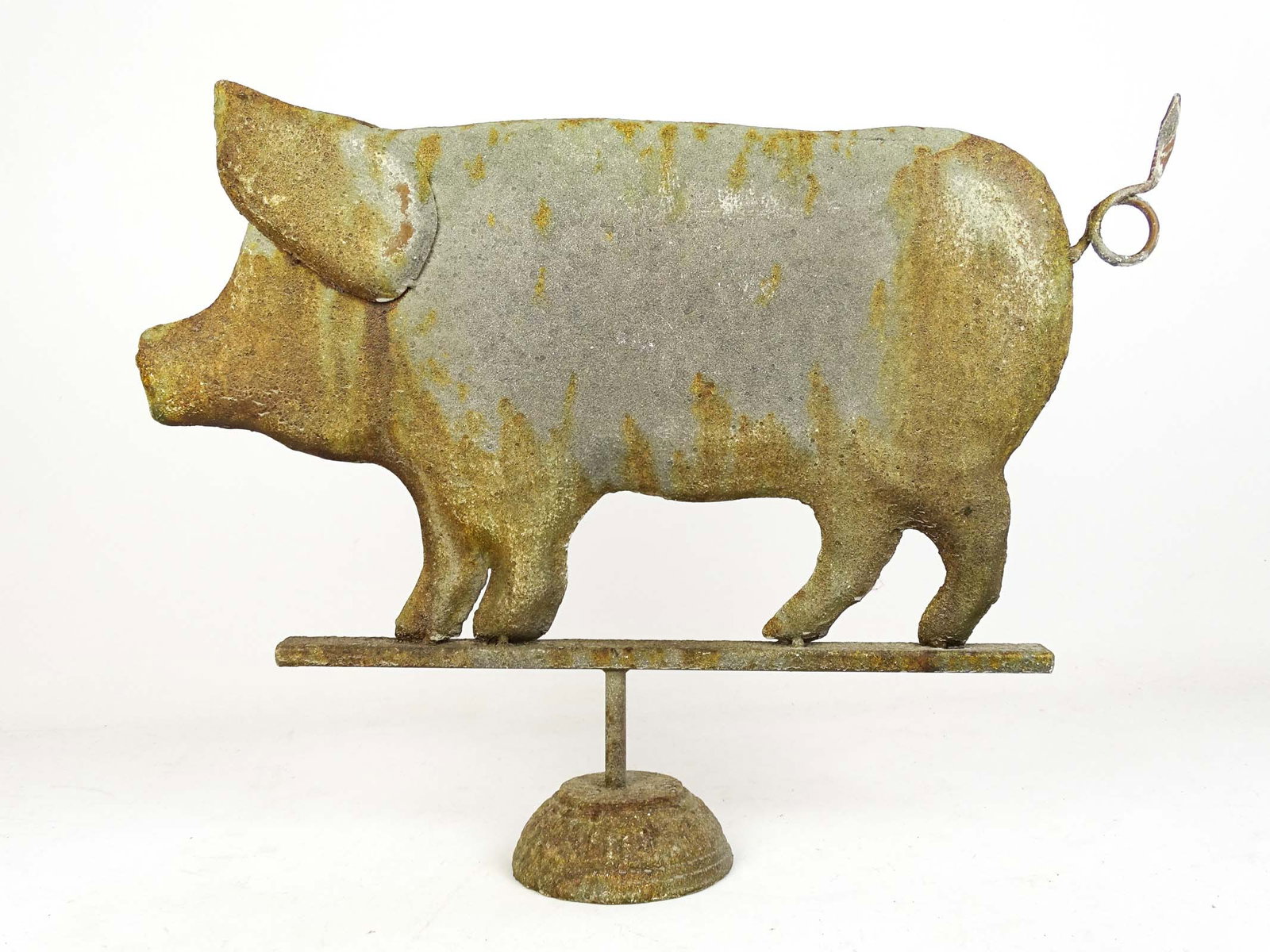 Pig Weathervane: Pig weathervane. 20" x 15".
