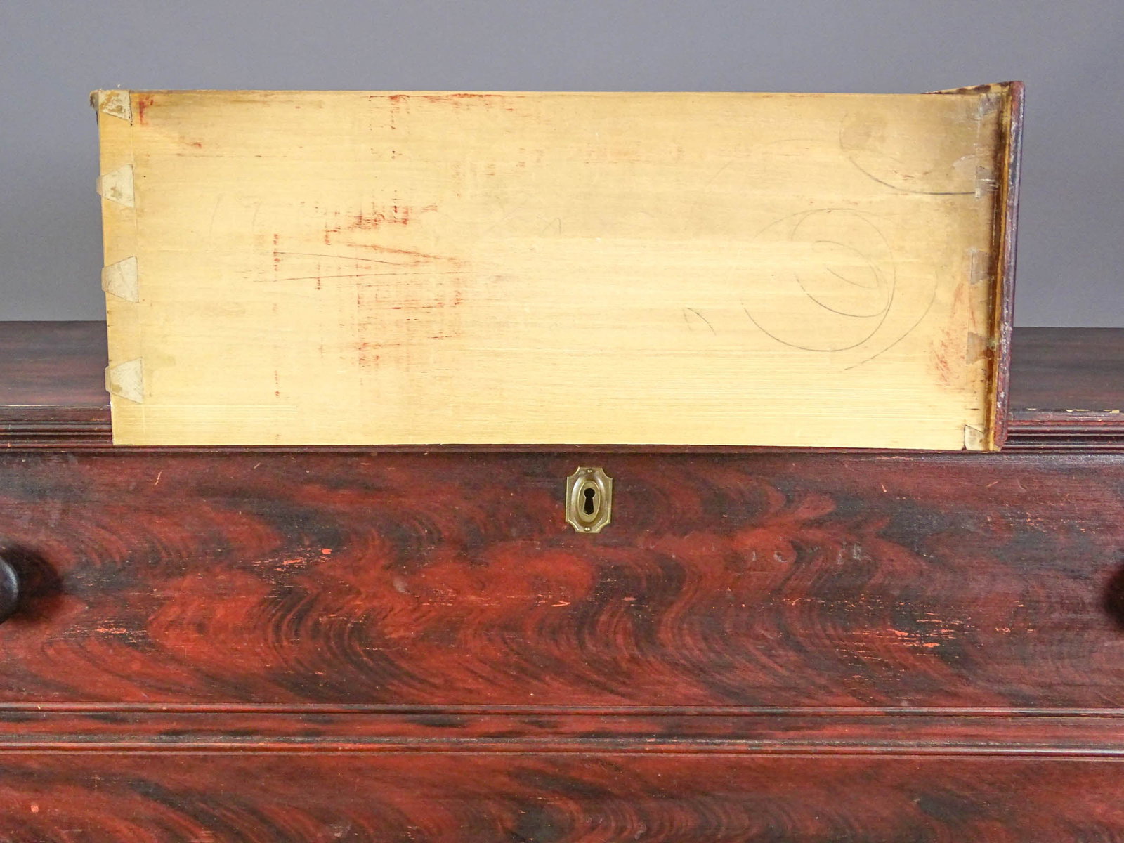 19th c. Blanket Chest - 4