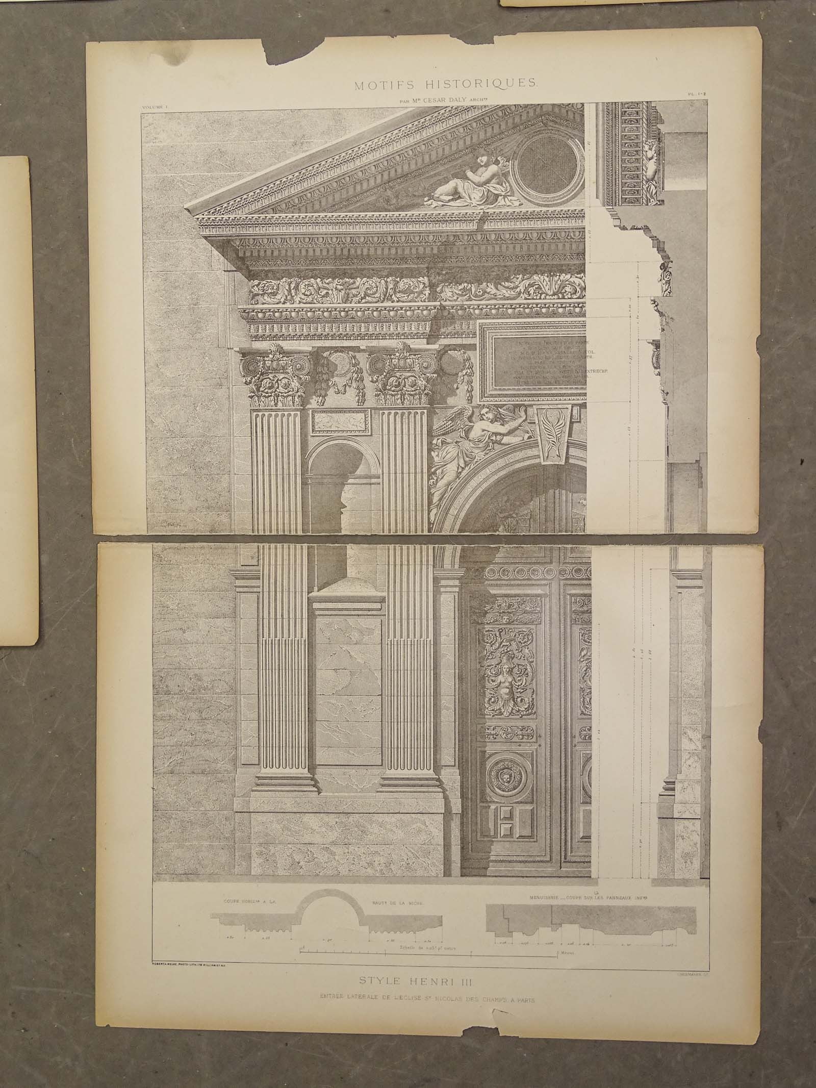 Architectural Print Lot - 2