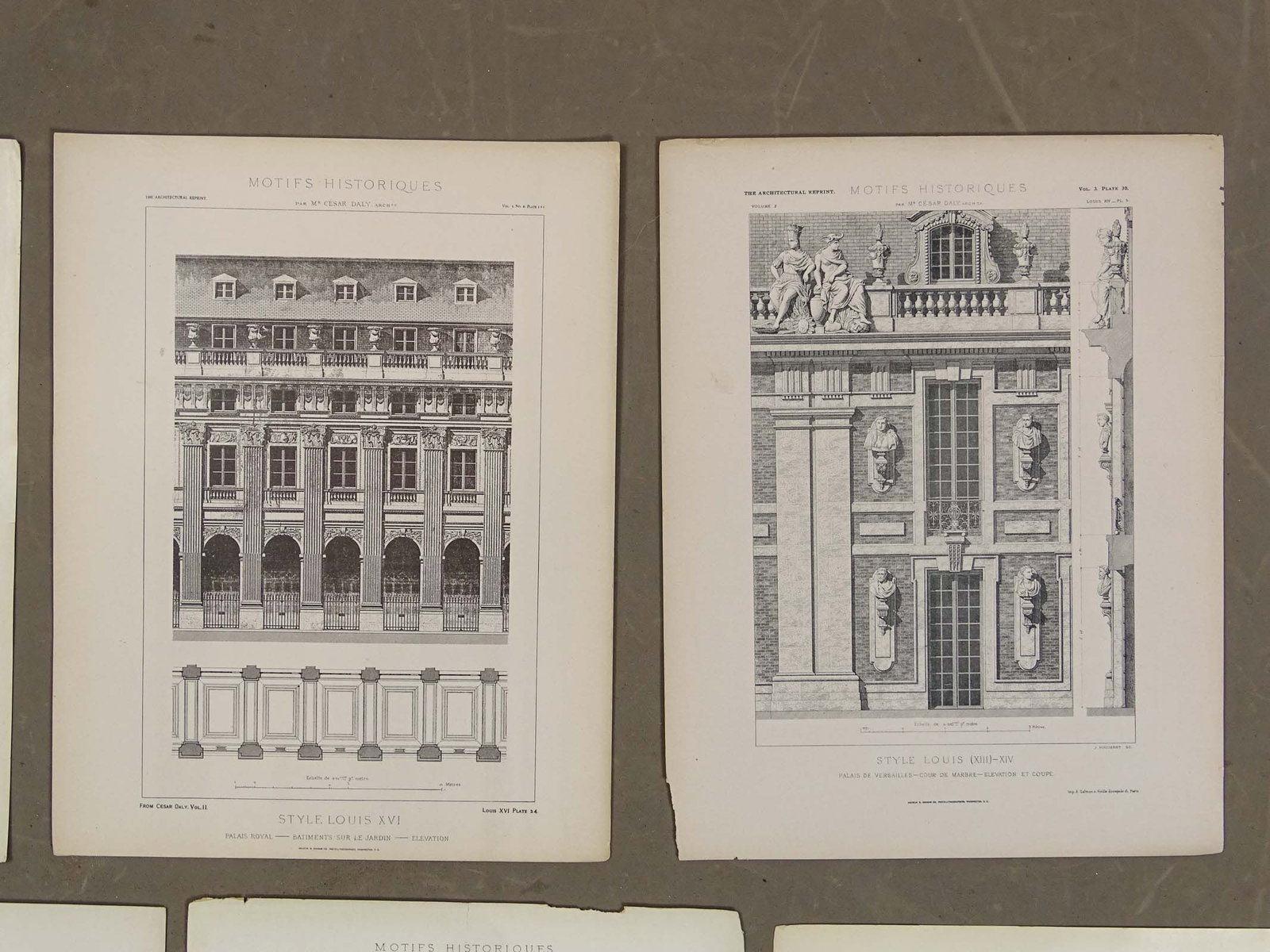 Architectural Print Lot - 4
