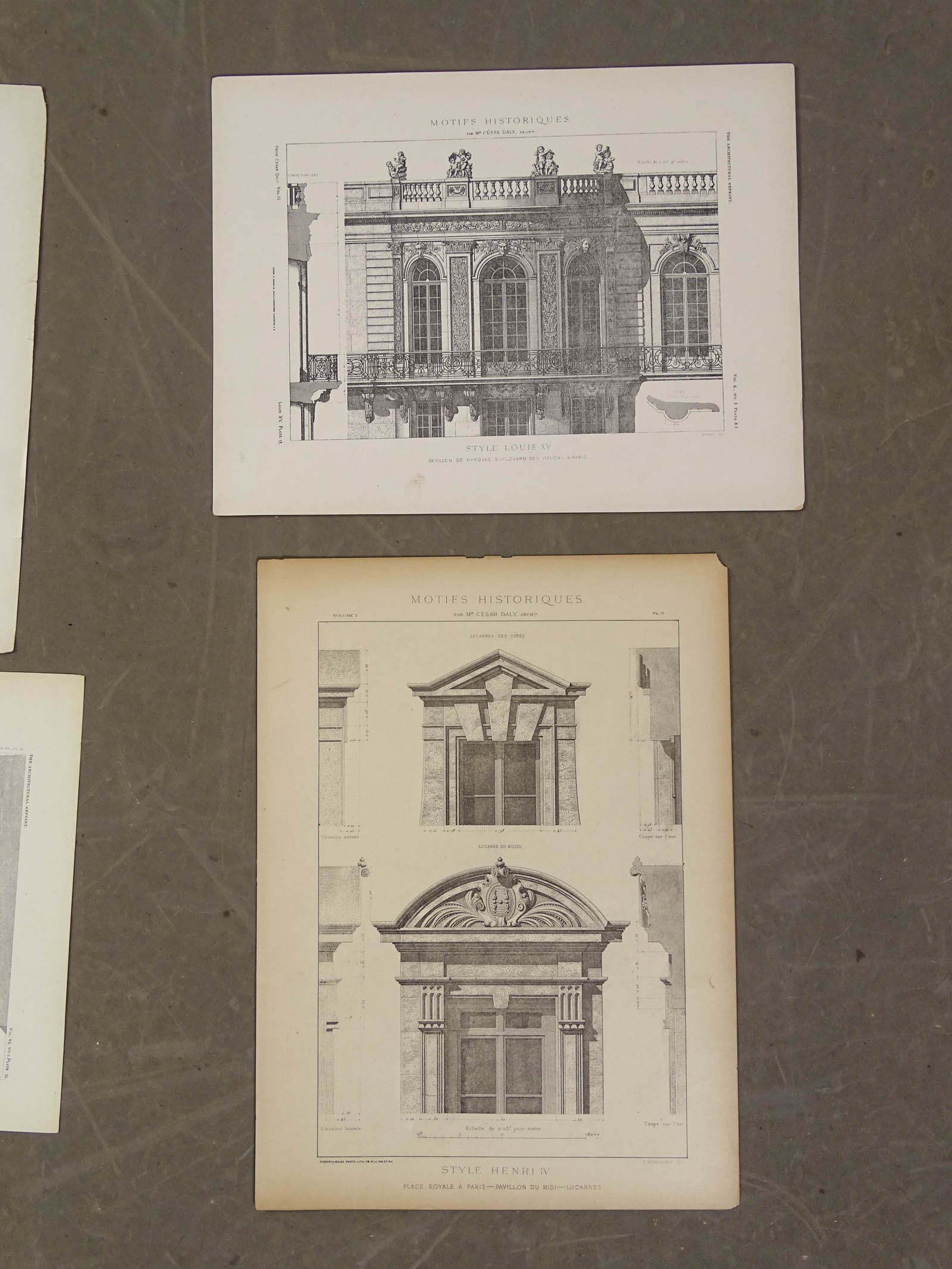 Architectural Print Lot - 5