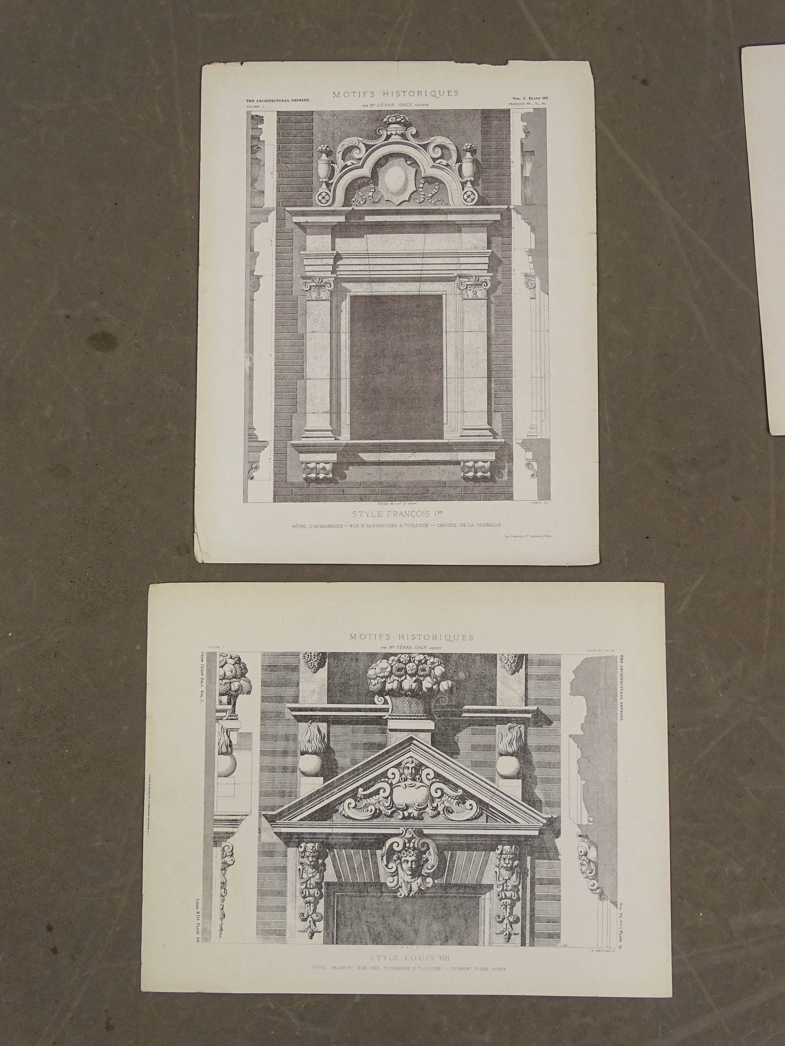 Architectural Print Lot - 6