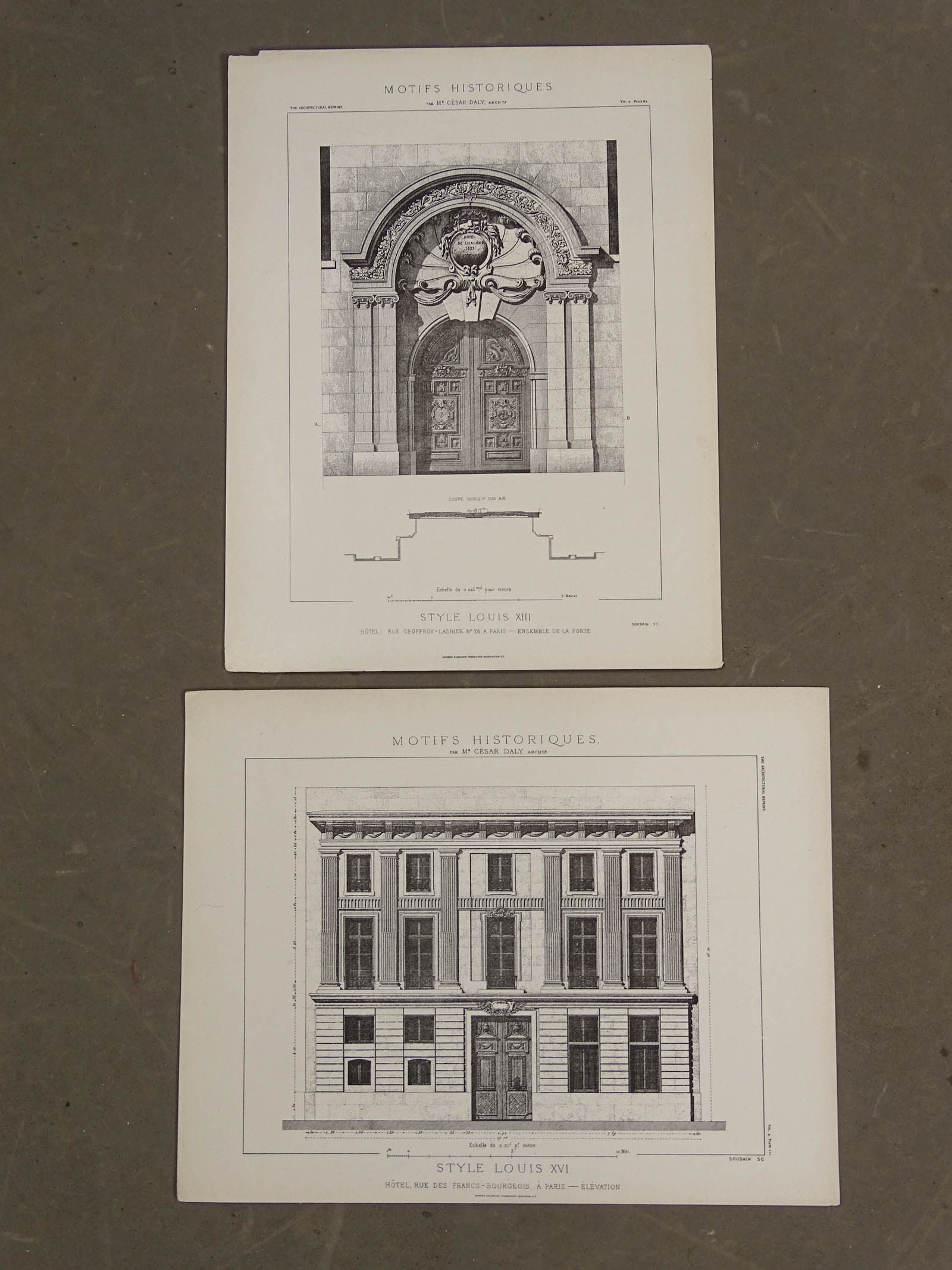 Architectural Print Lot - 7