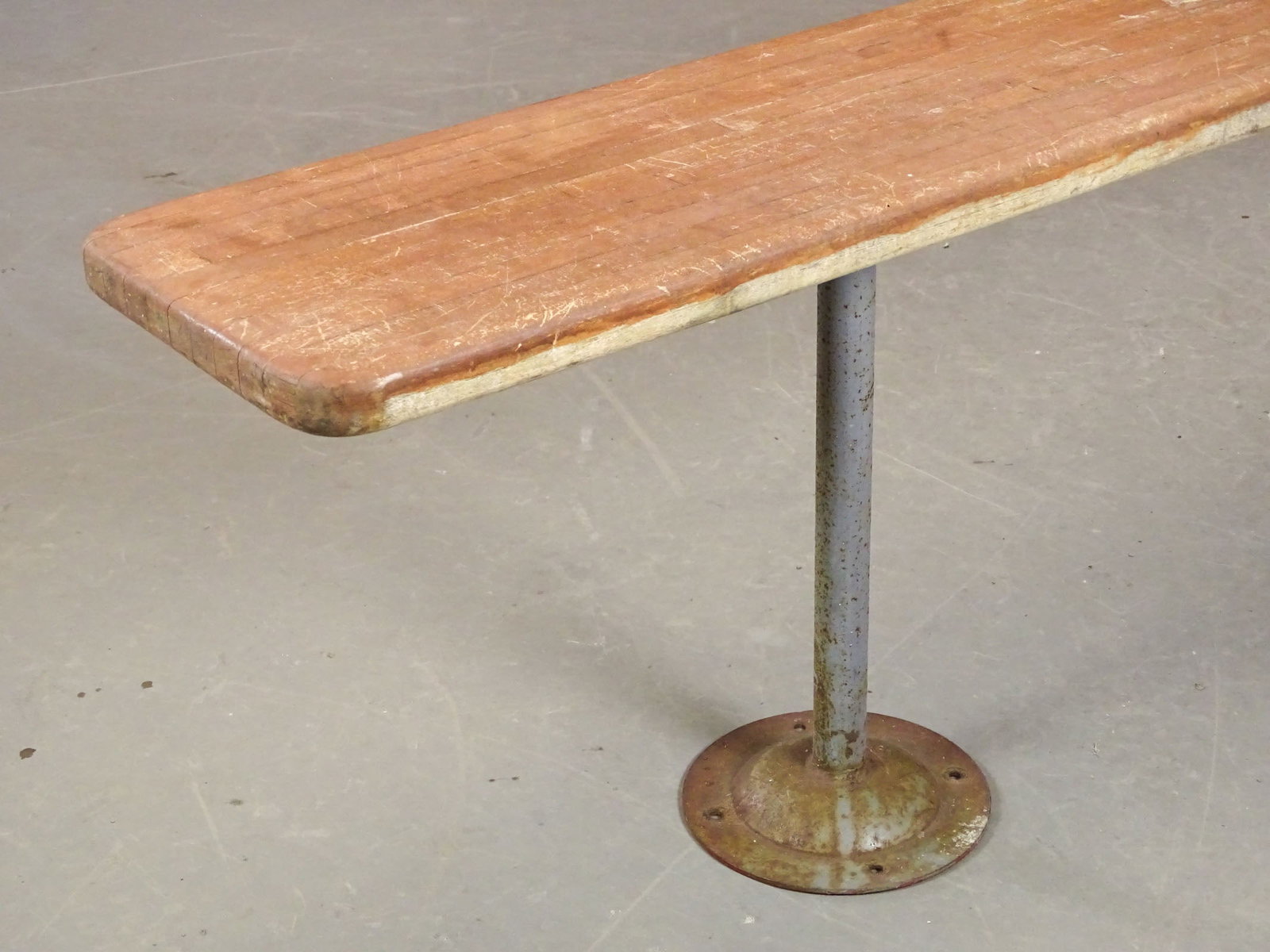 Long Bench with Metal Legs - 2