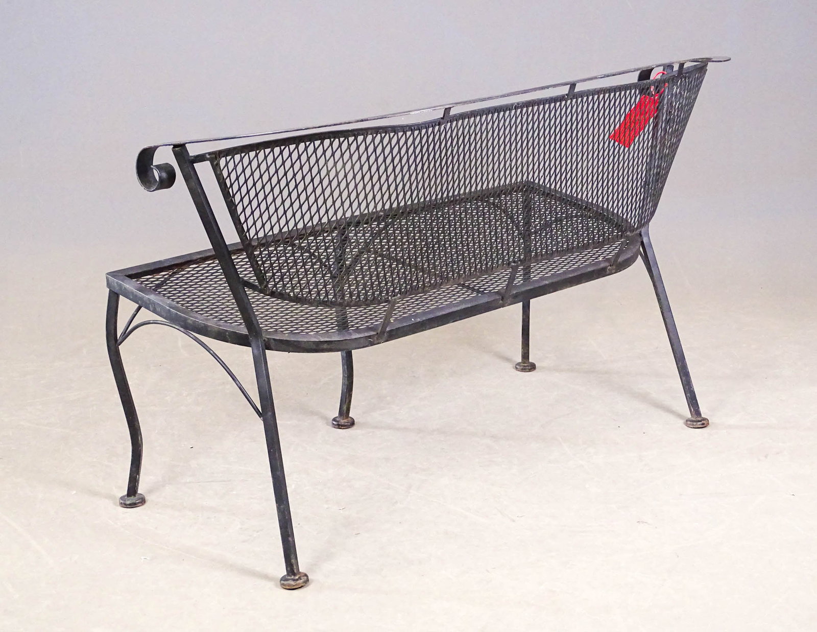 Wrought Iron Settee - 3