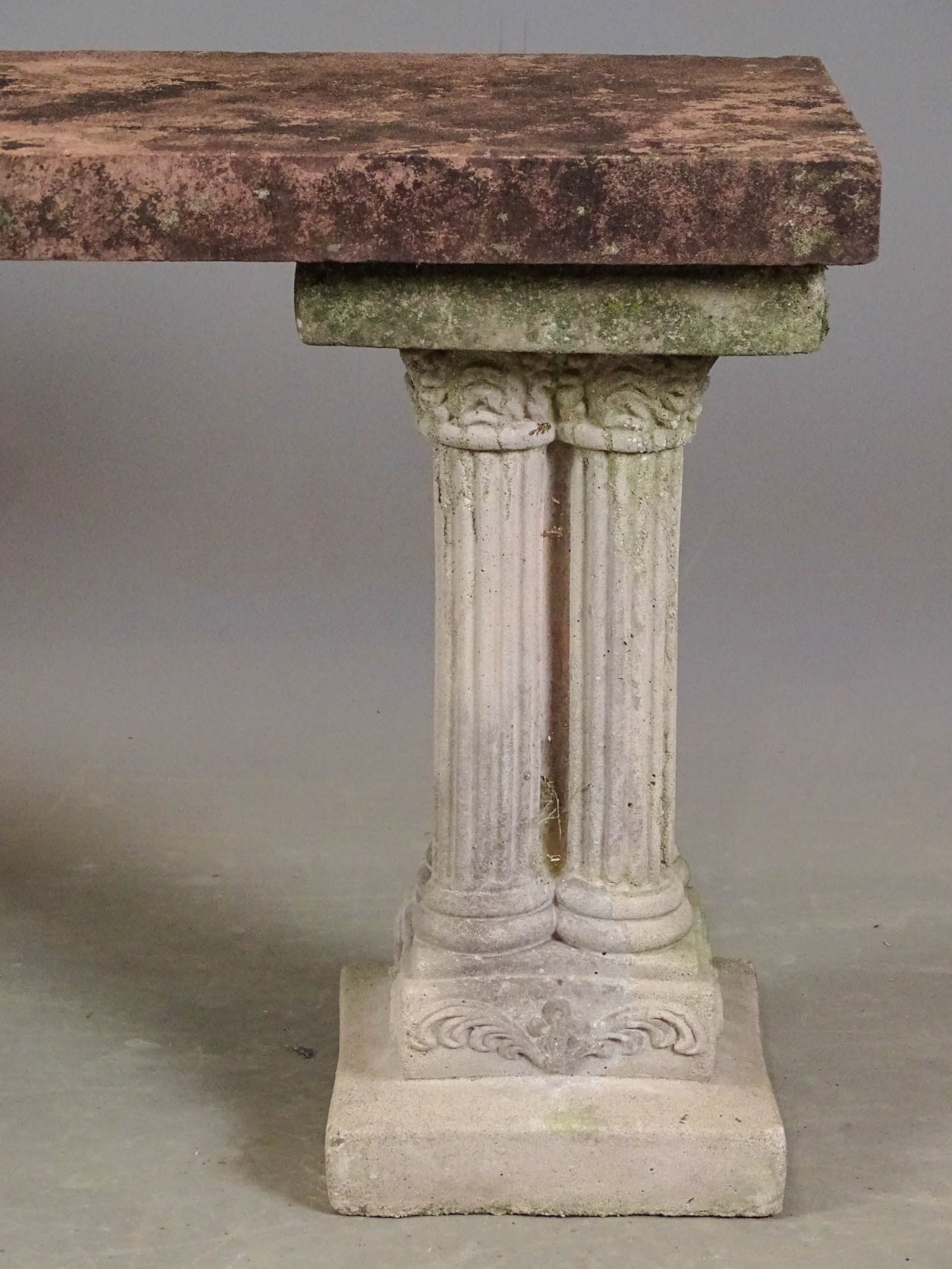 Cast Stone Garden Bench - 2