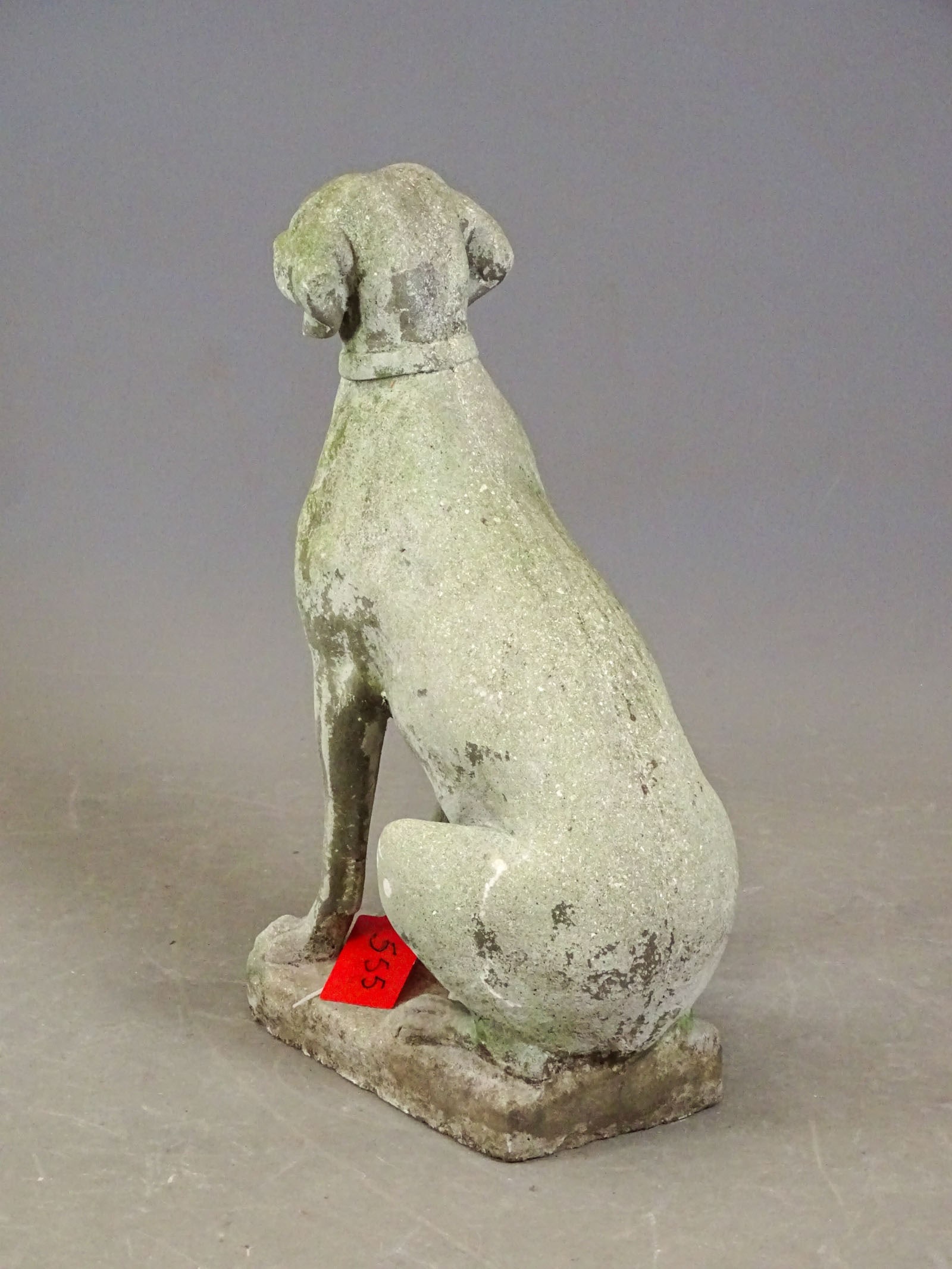 Cast Stone Dog - 3