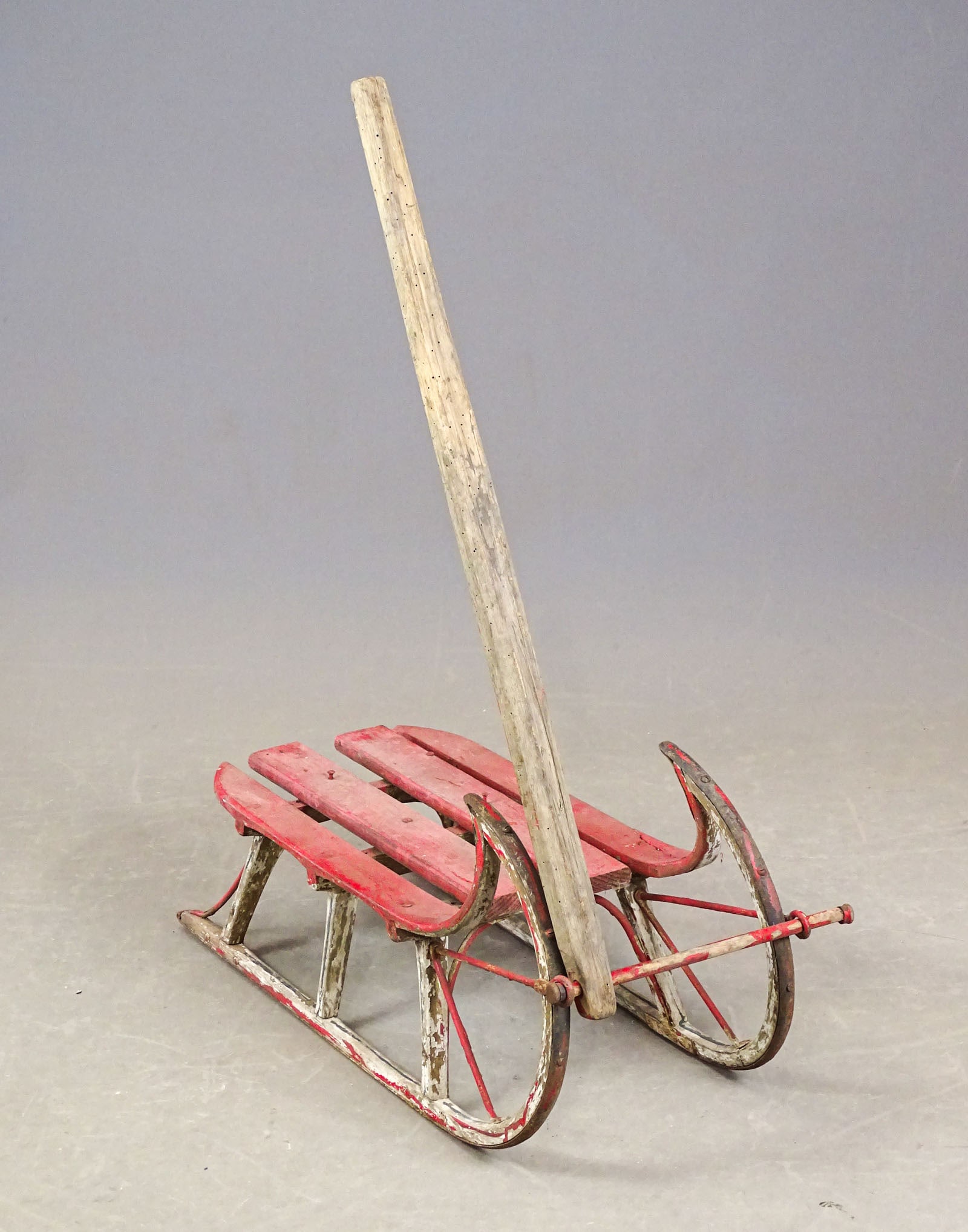 Child's Pull Sled: Child's pull sled. 30" L..