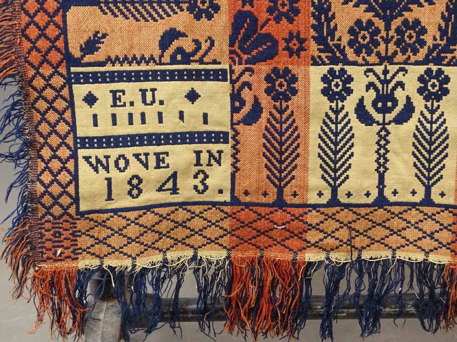 19th c. Coverlet - 3
