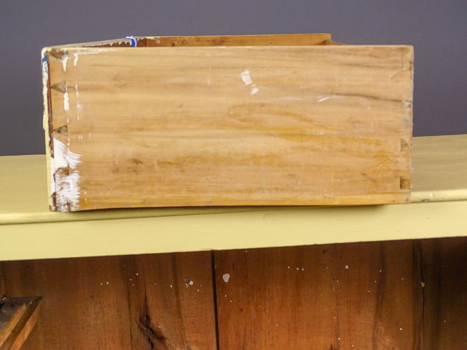 19th c. Cottage Pine Chest - 3