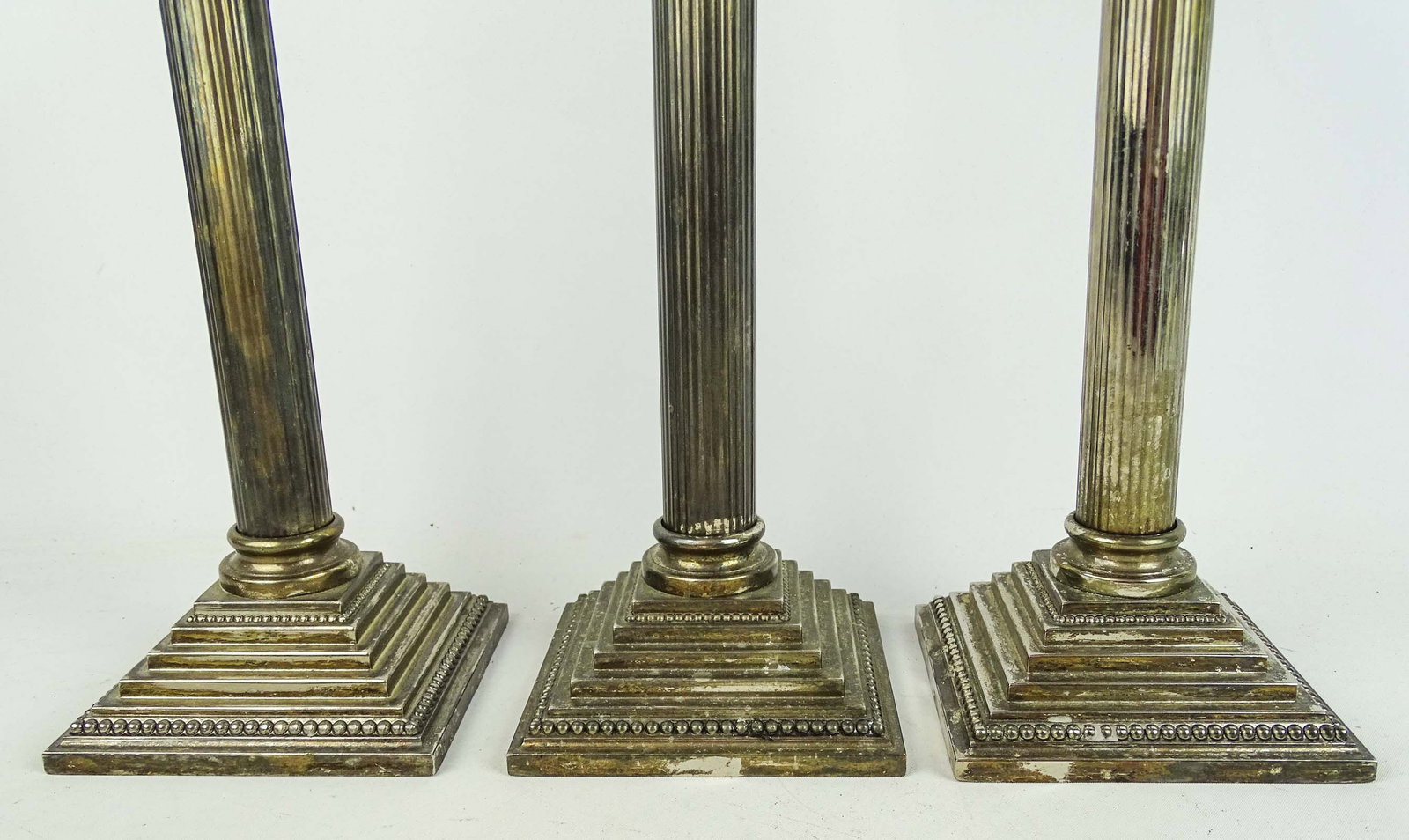 Silverplate Candlesticks - 3