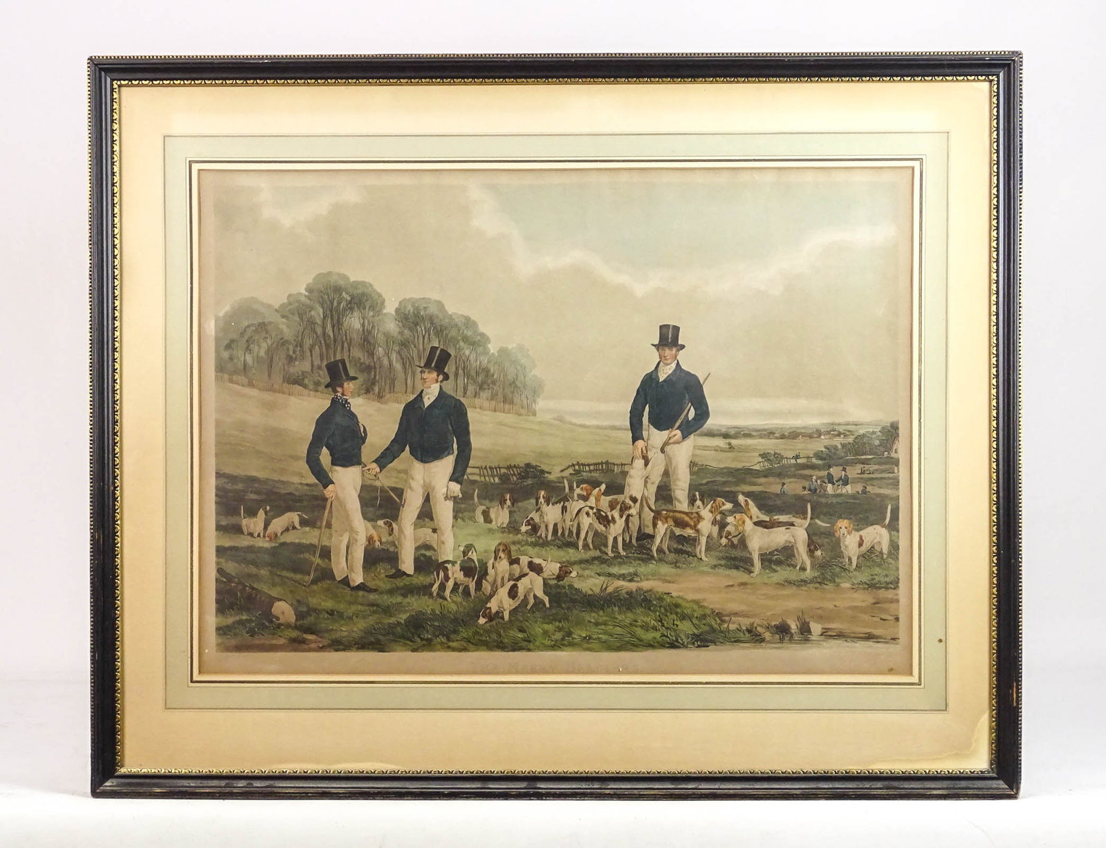 19th c. English Hunt Print (1 of 5)
