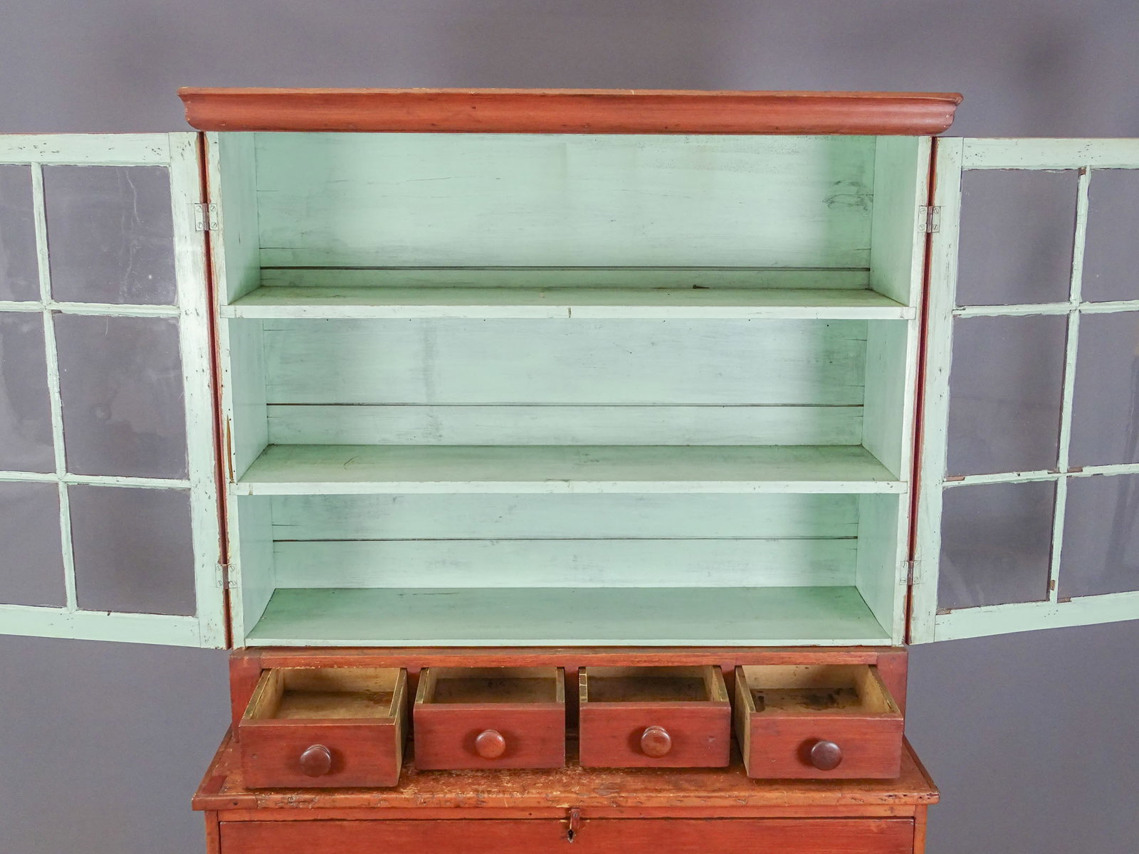 19th c. Wall Cupboard - 4