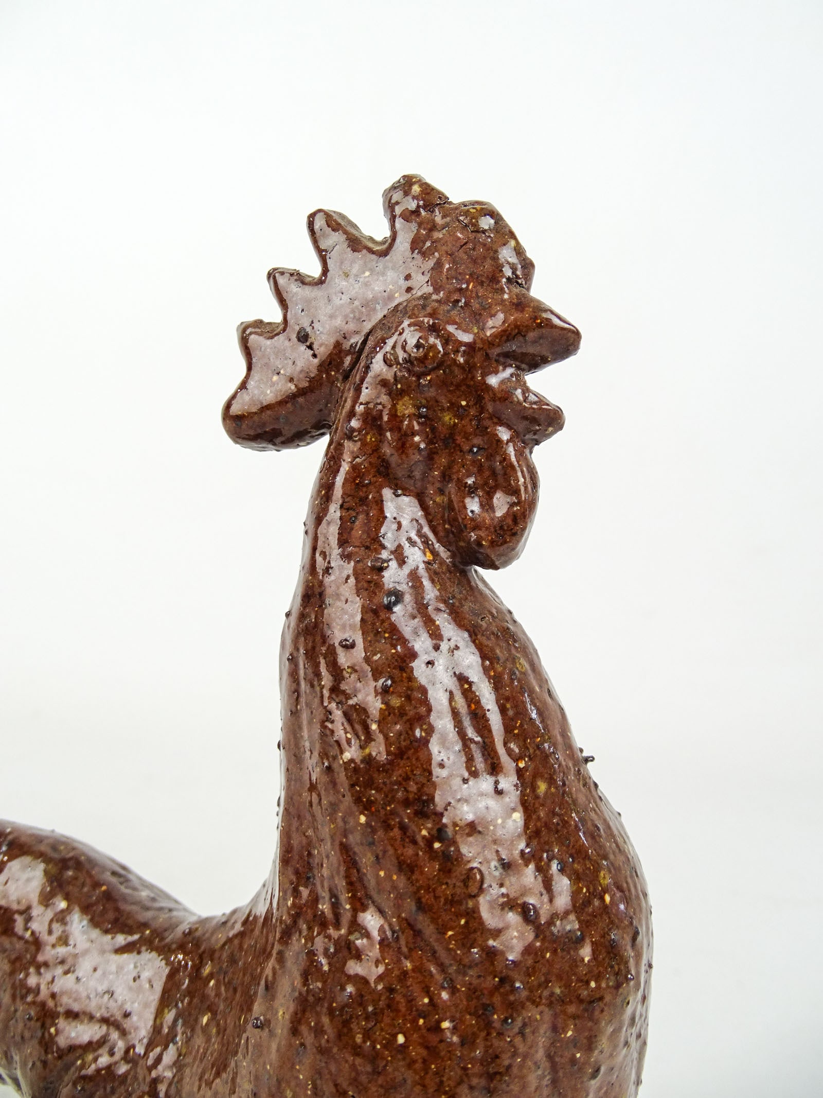 Redware Rooster - 3