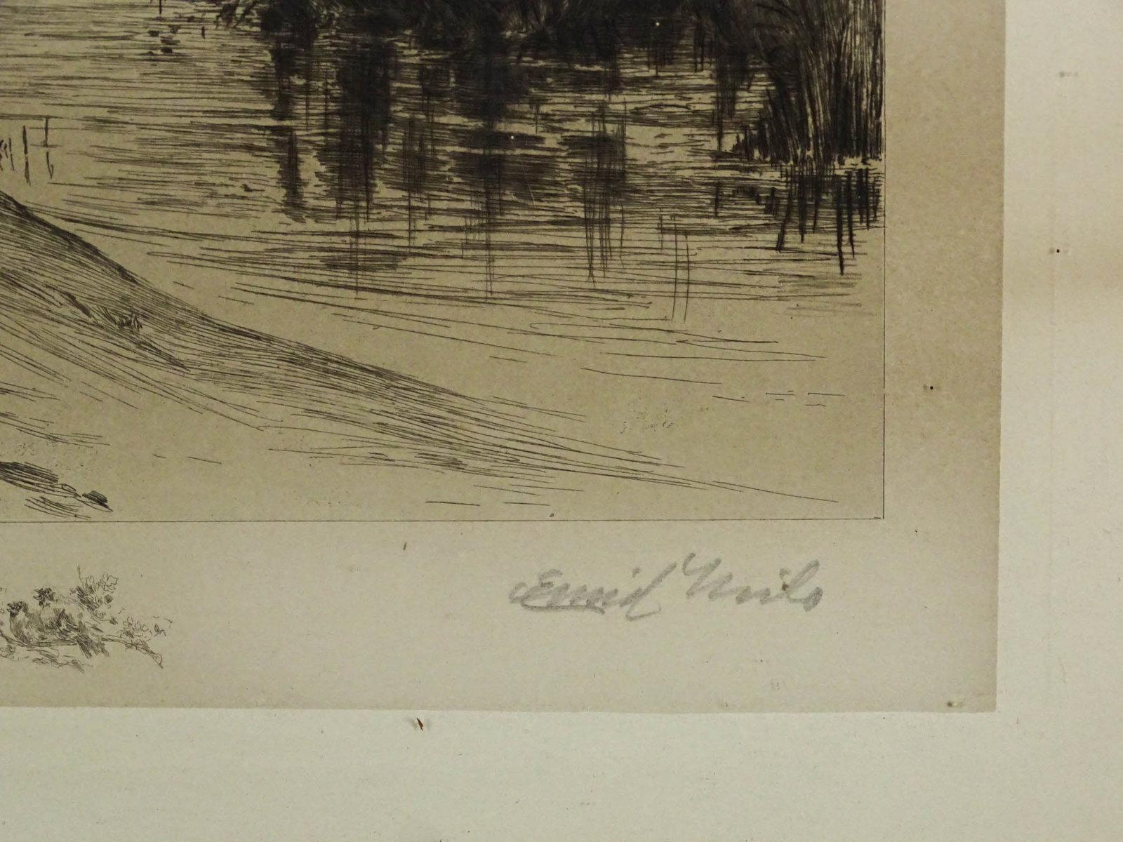 Emil Milo Pencil Signed Print - 3