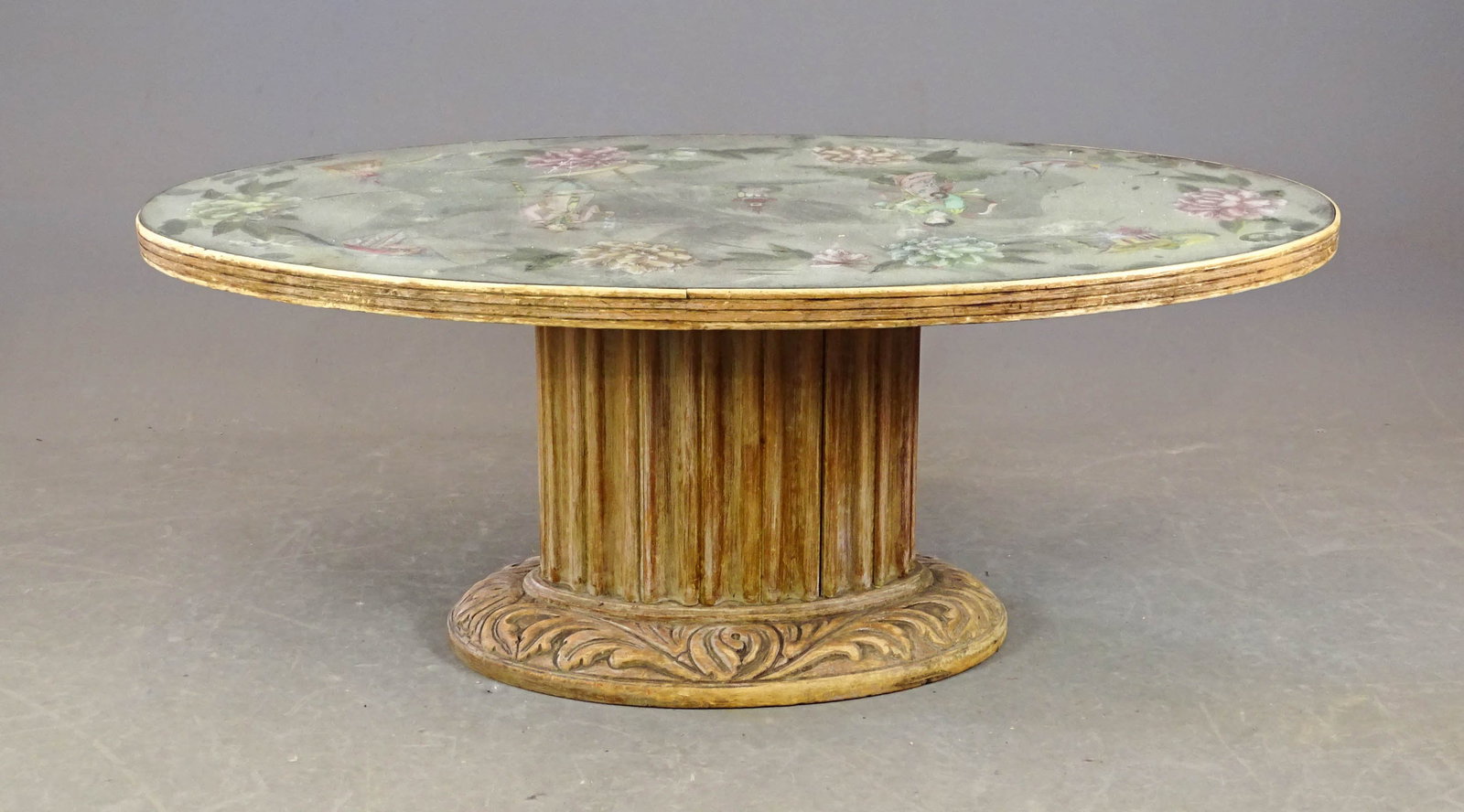 Vintage Mirrored Coffee Table - 6