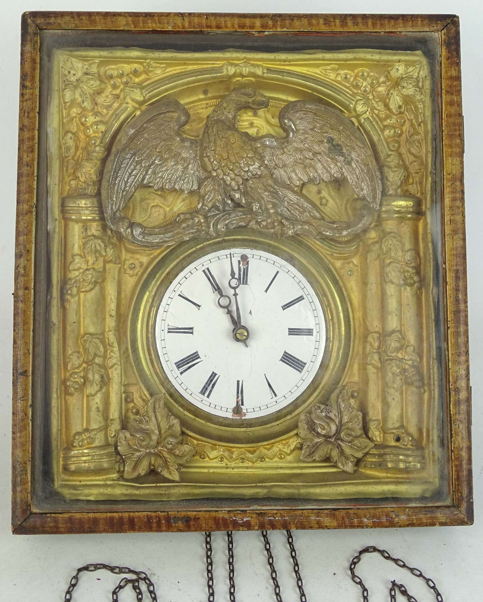 19th c. Wall Clock - 2