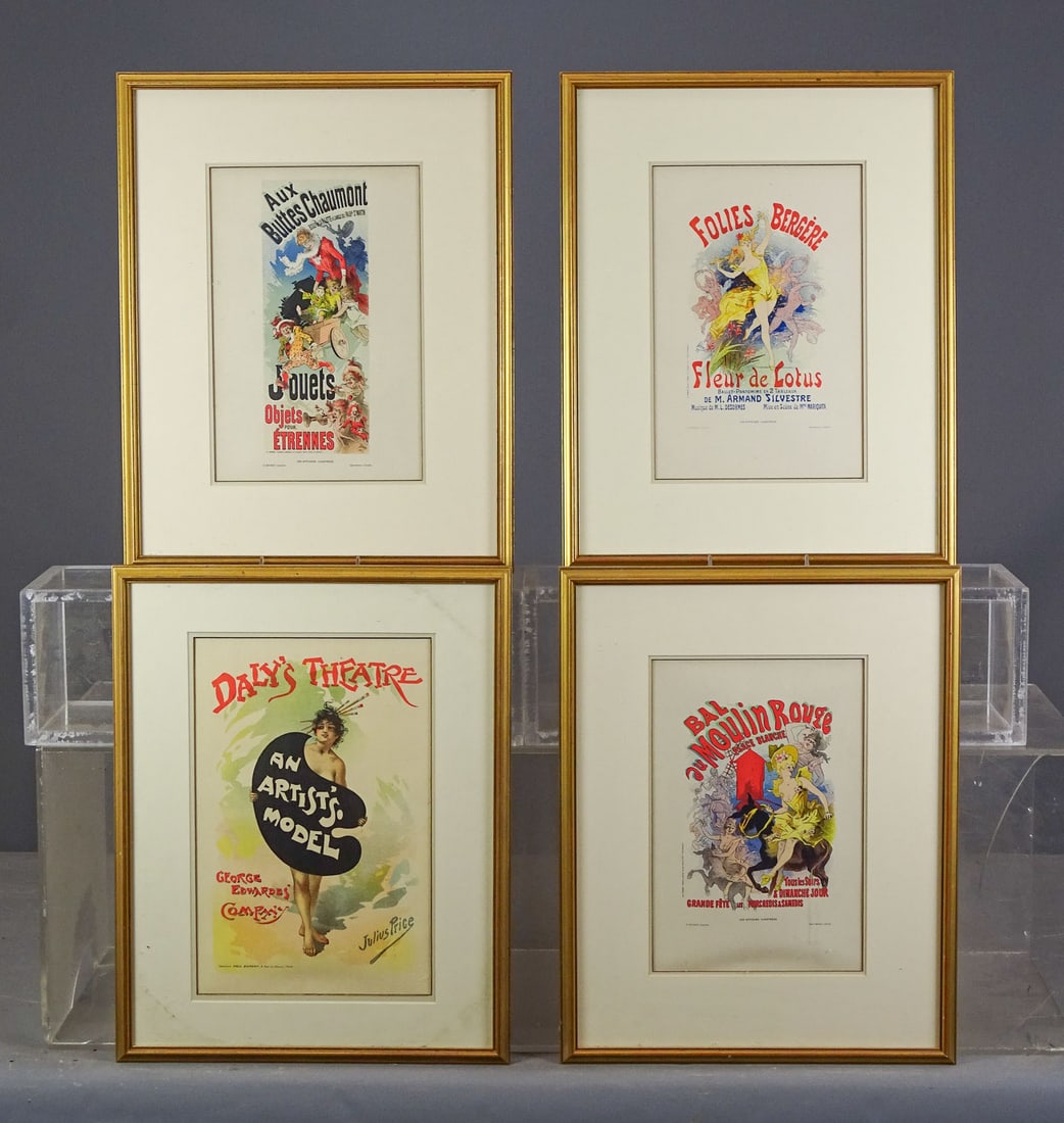 Set of (4) French Prints (1 of 7)