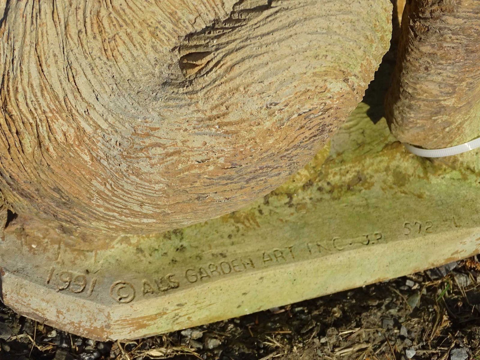 Poured Stone Dog - 4
