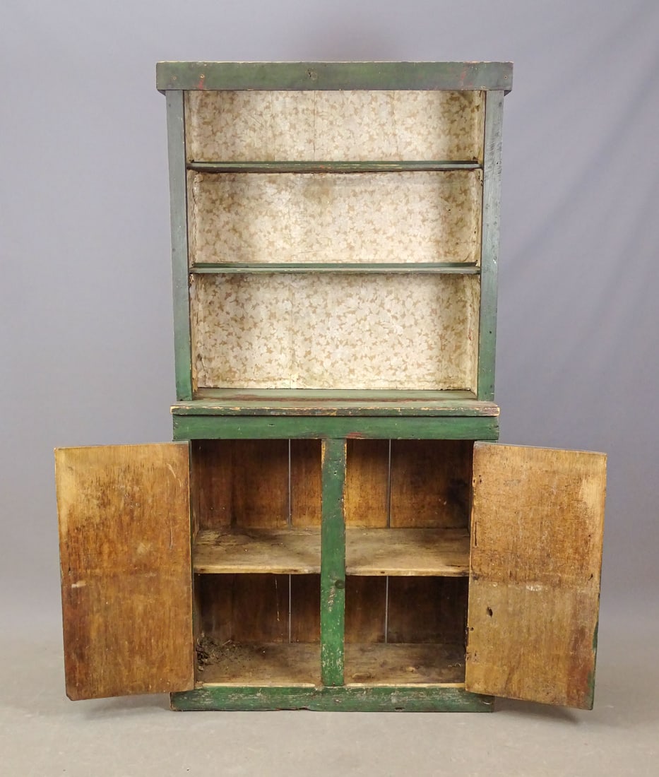 19th c. Stepback Cupboard - 2
