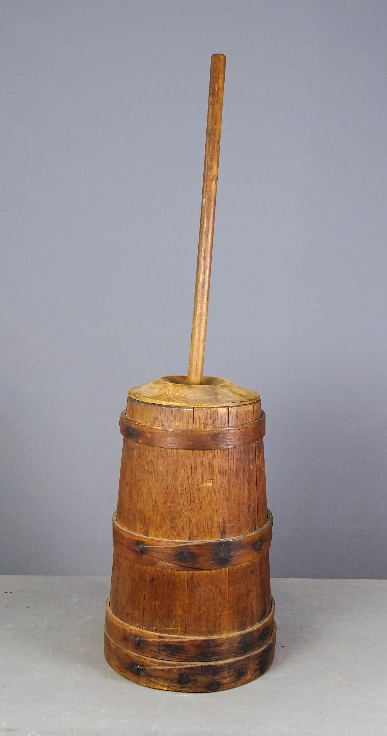 19th c. Butter Churn: 19th c. butter churn.