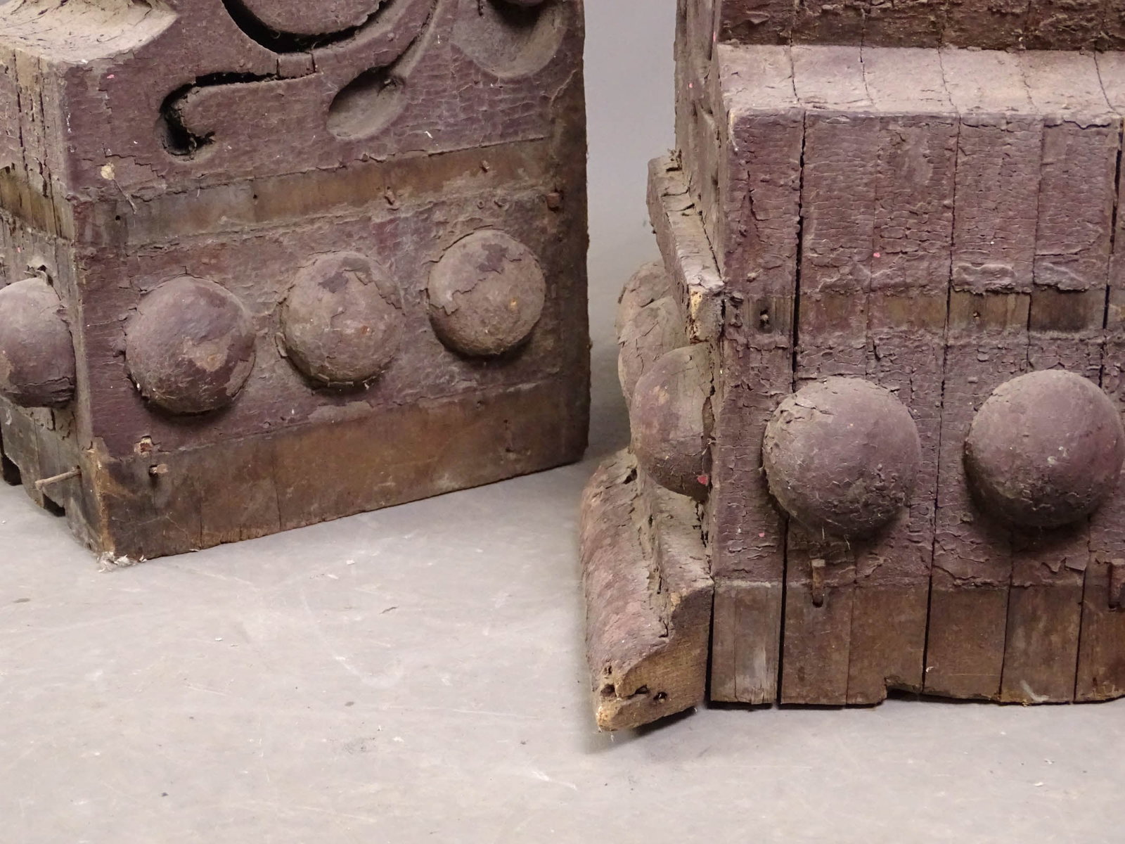 Pair Wooden Corbels - 2