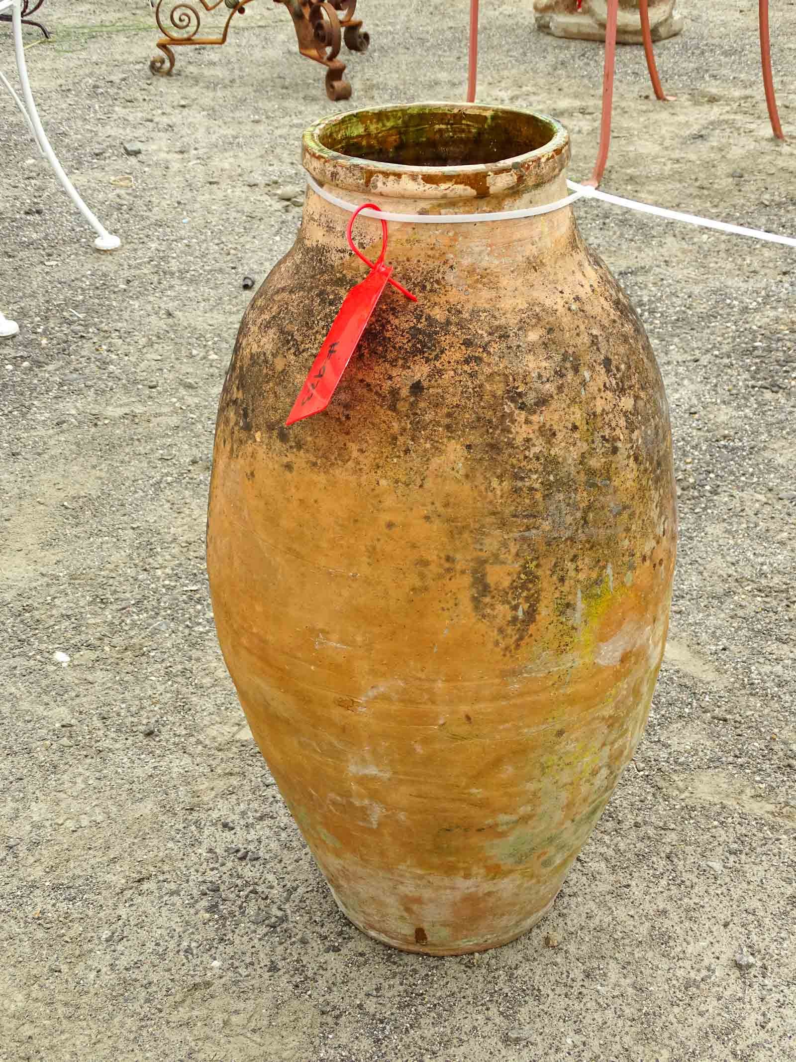 Redware Vessel: Redware vessel. 26" Ht..