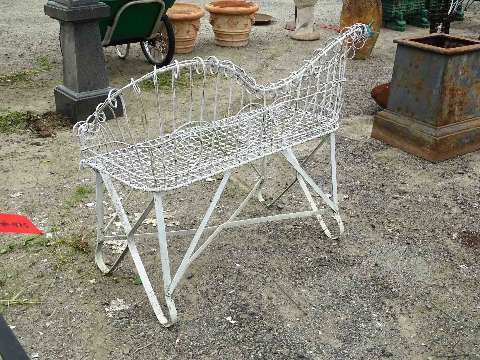 Wrought Iron Bench - 3