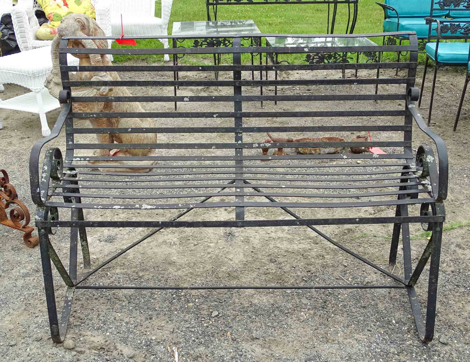 Wrought Iron bench - 2