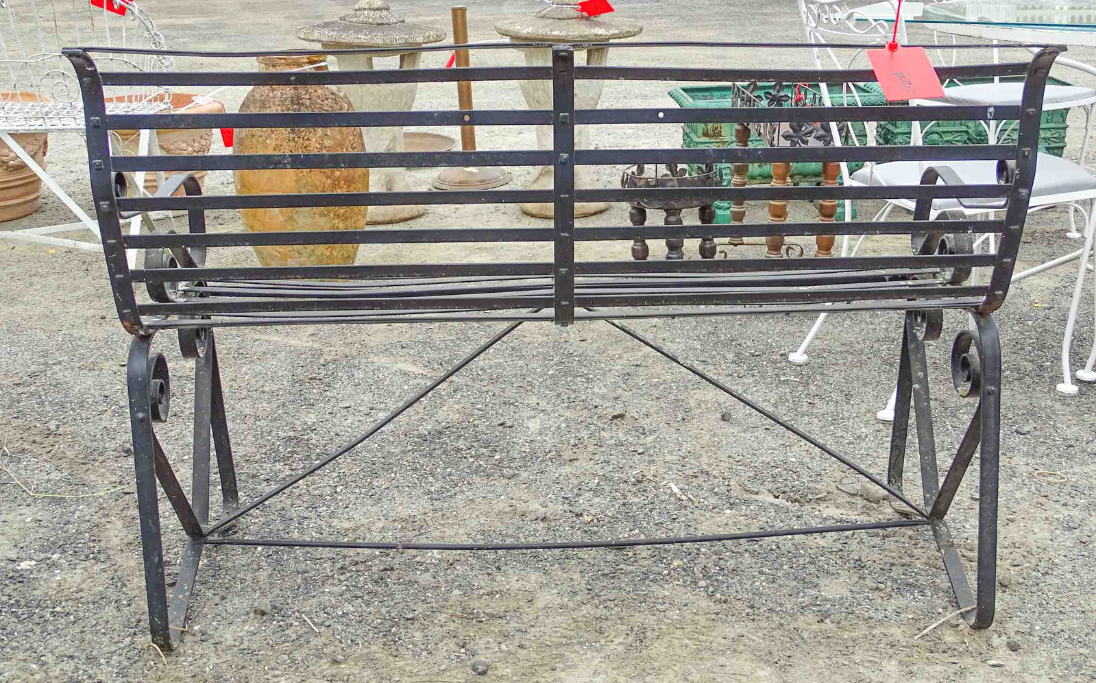 Wrought Iron bench - 3
