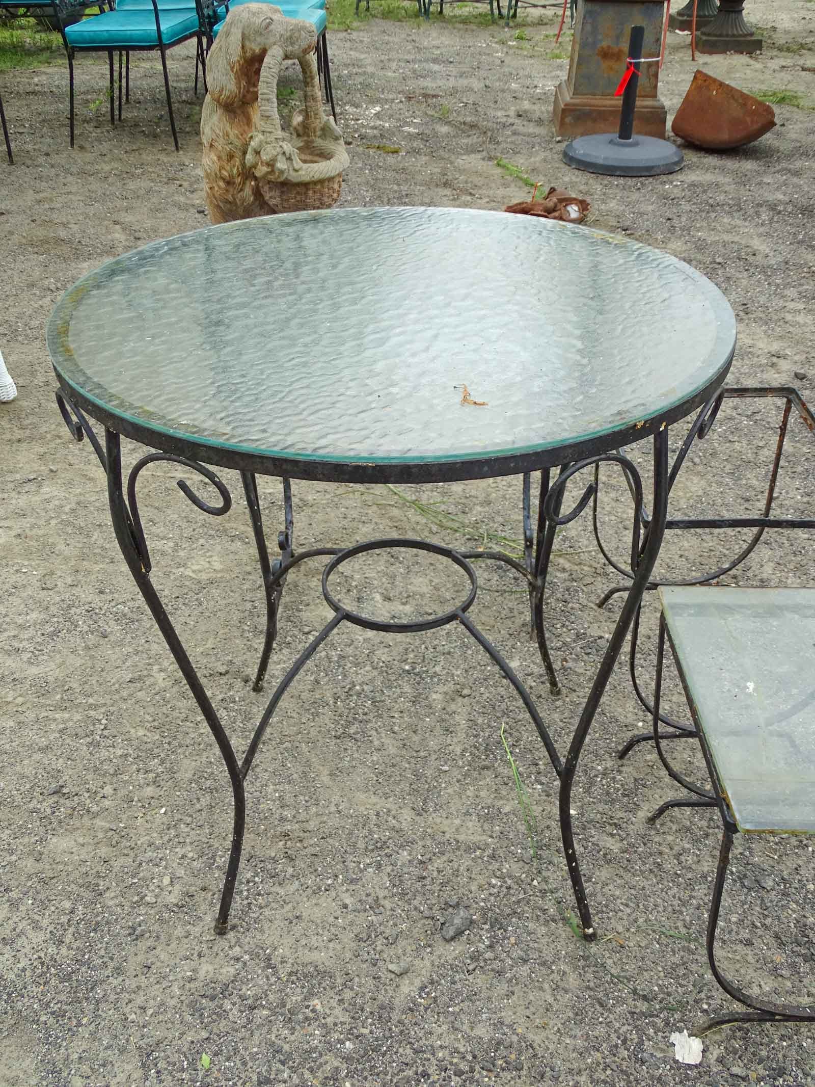 Wrought Iron Table Lot - 5