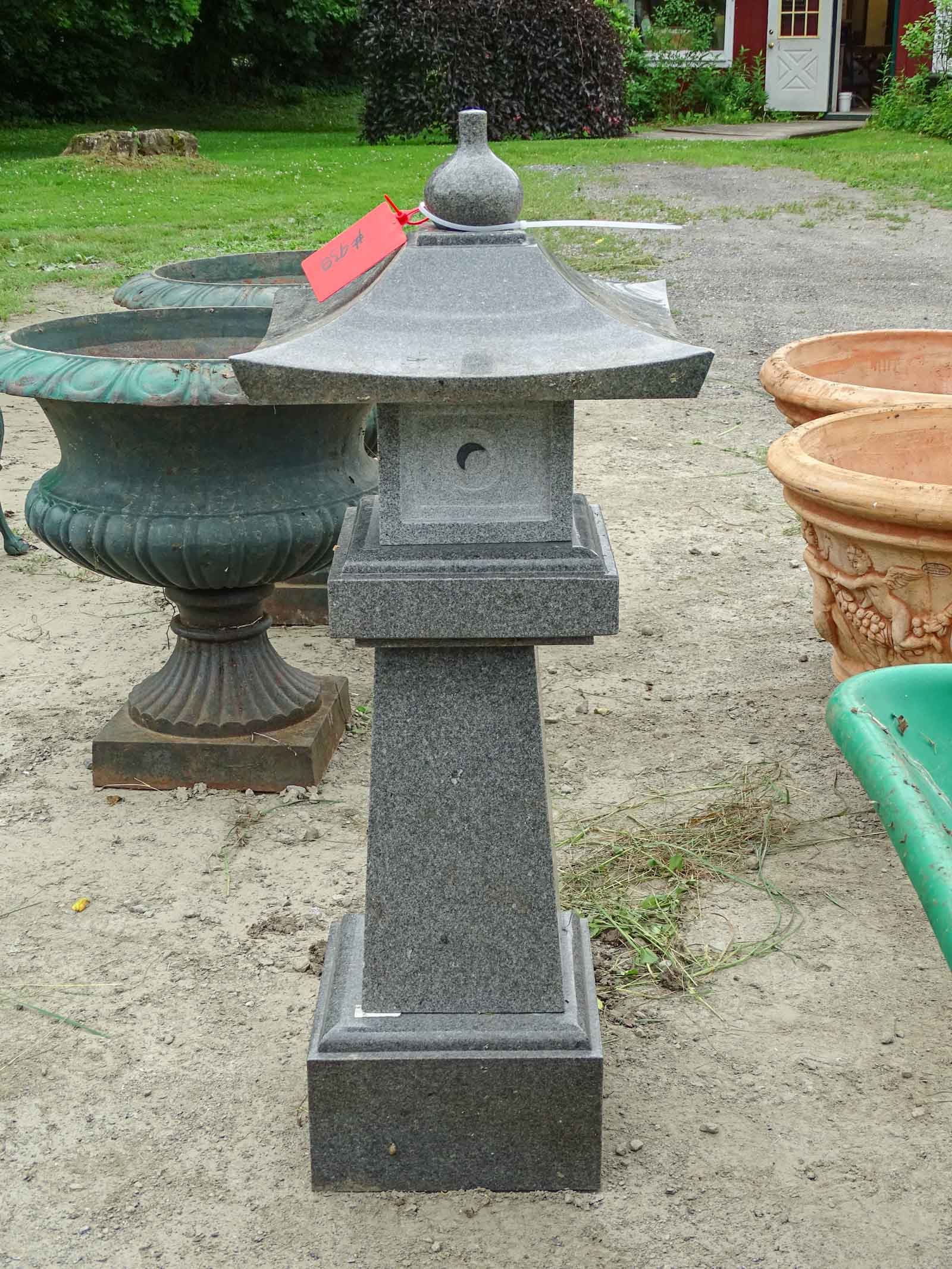 Stone Pagoda: Stone multi-part Pagoda.